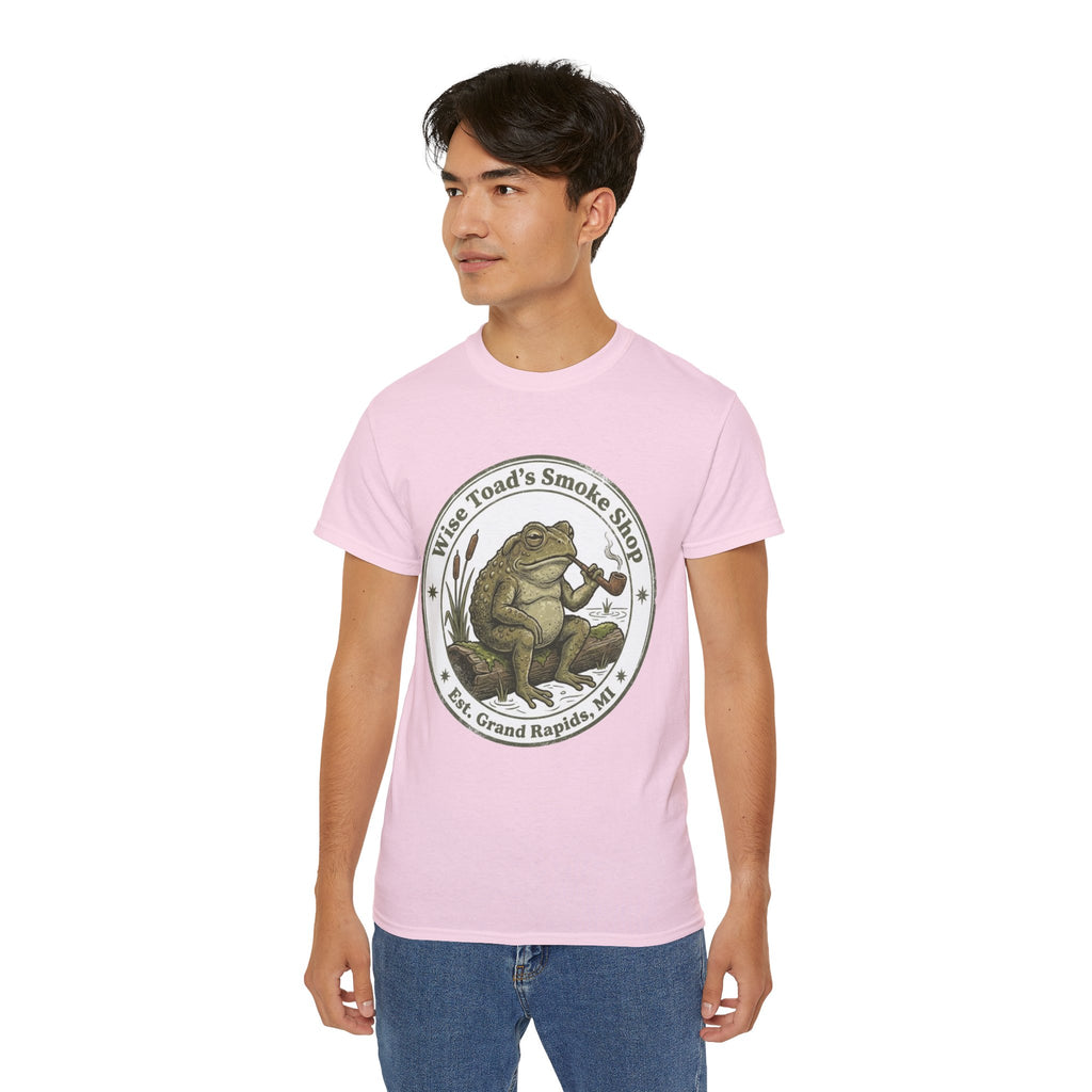 Wise Toad’s Smoke Shop Vintage Frog Logo Tee T-Shirt