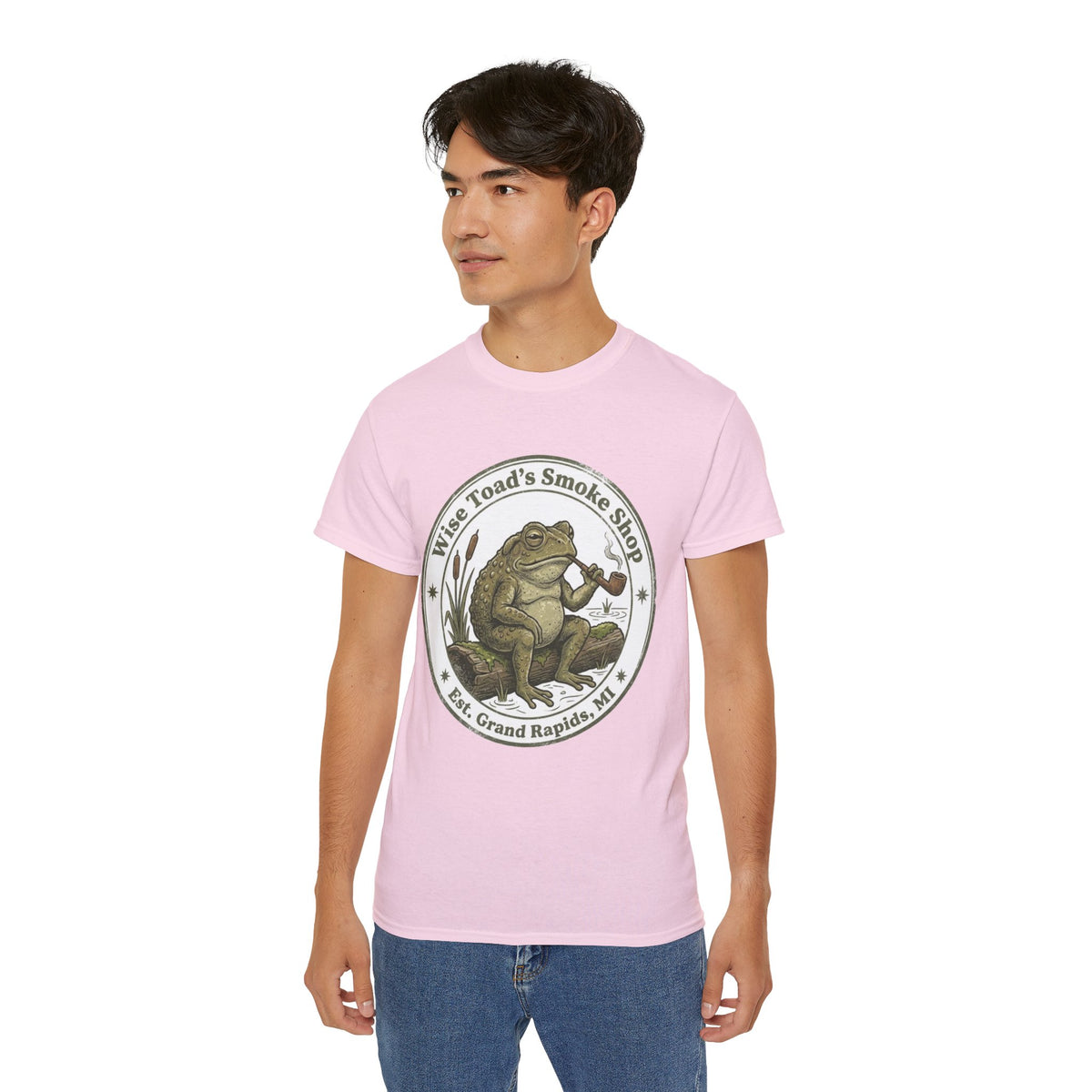 Wise Toad’s Smoke Shop Vintage Frog Logo Tee T-Shirt