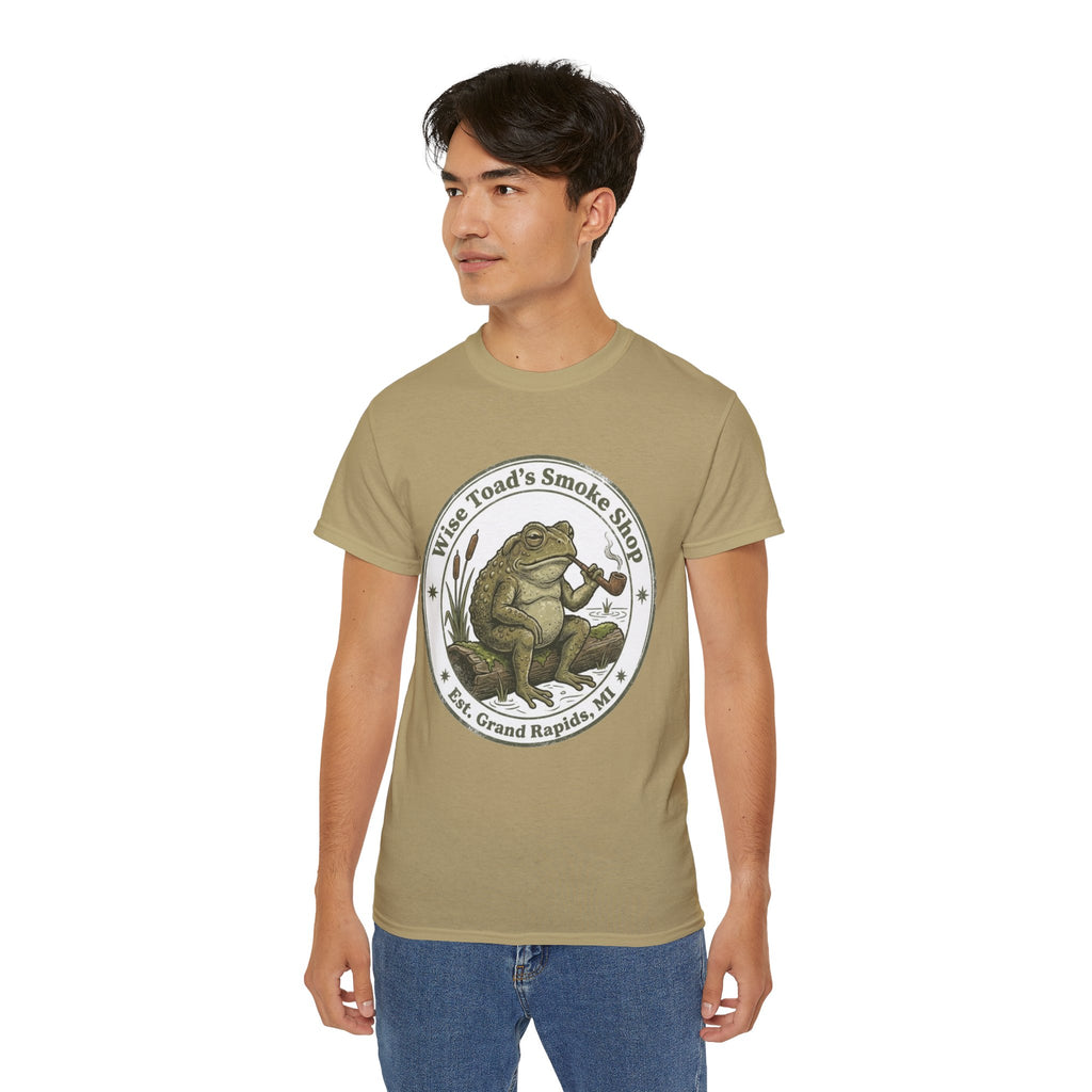 Wise Toad’s Smoke Shop Vintage Frog Logo Tee T-Shirt