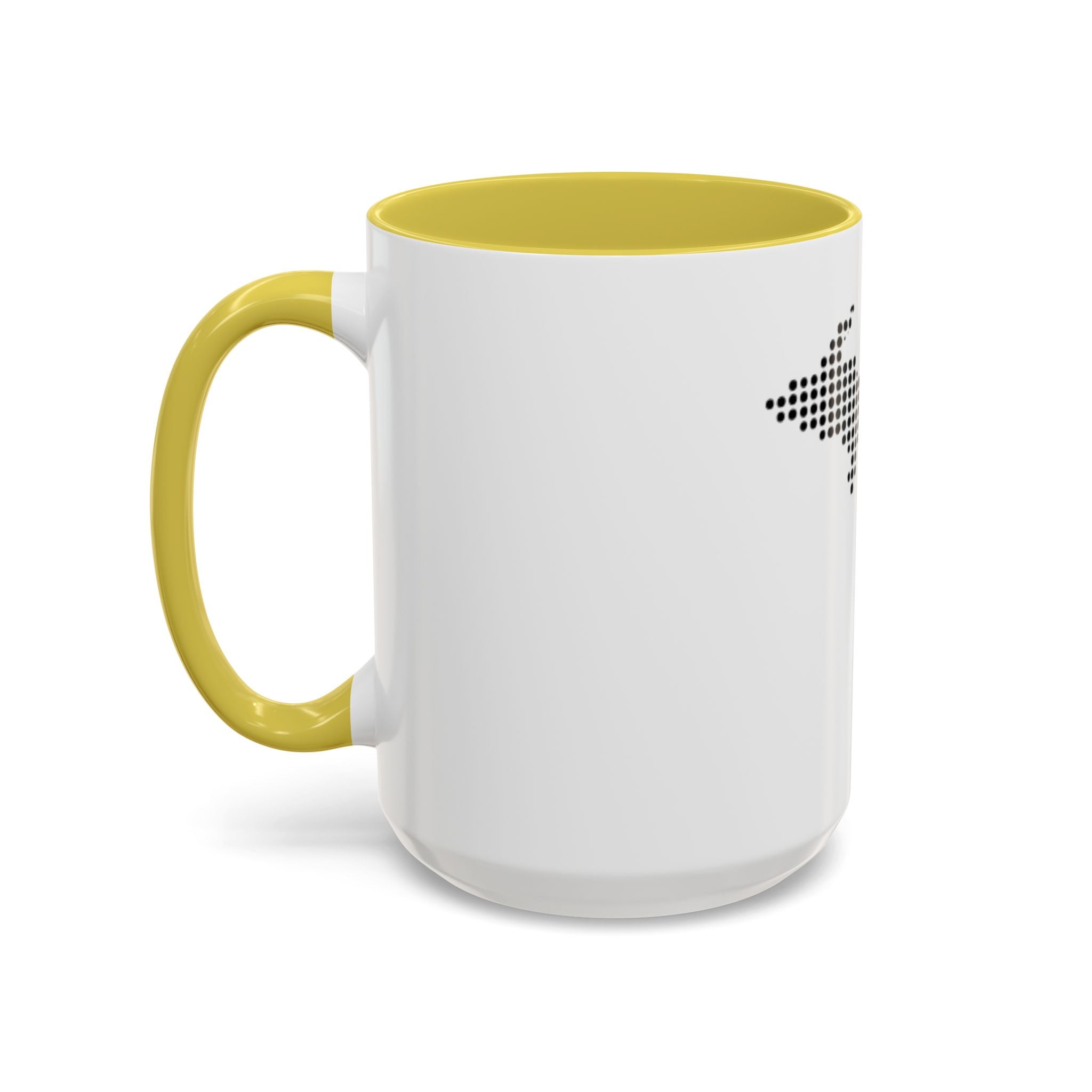 Michigan Dot Map Mug — Modern Minimalist Michigan State Coffee Cup (11oz/15oz)