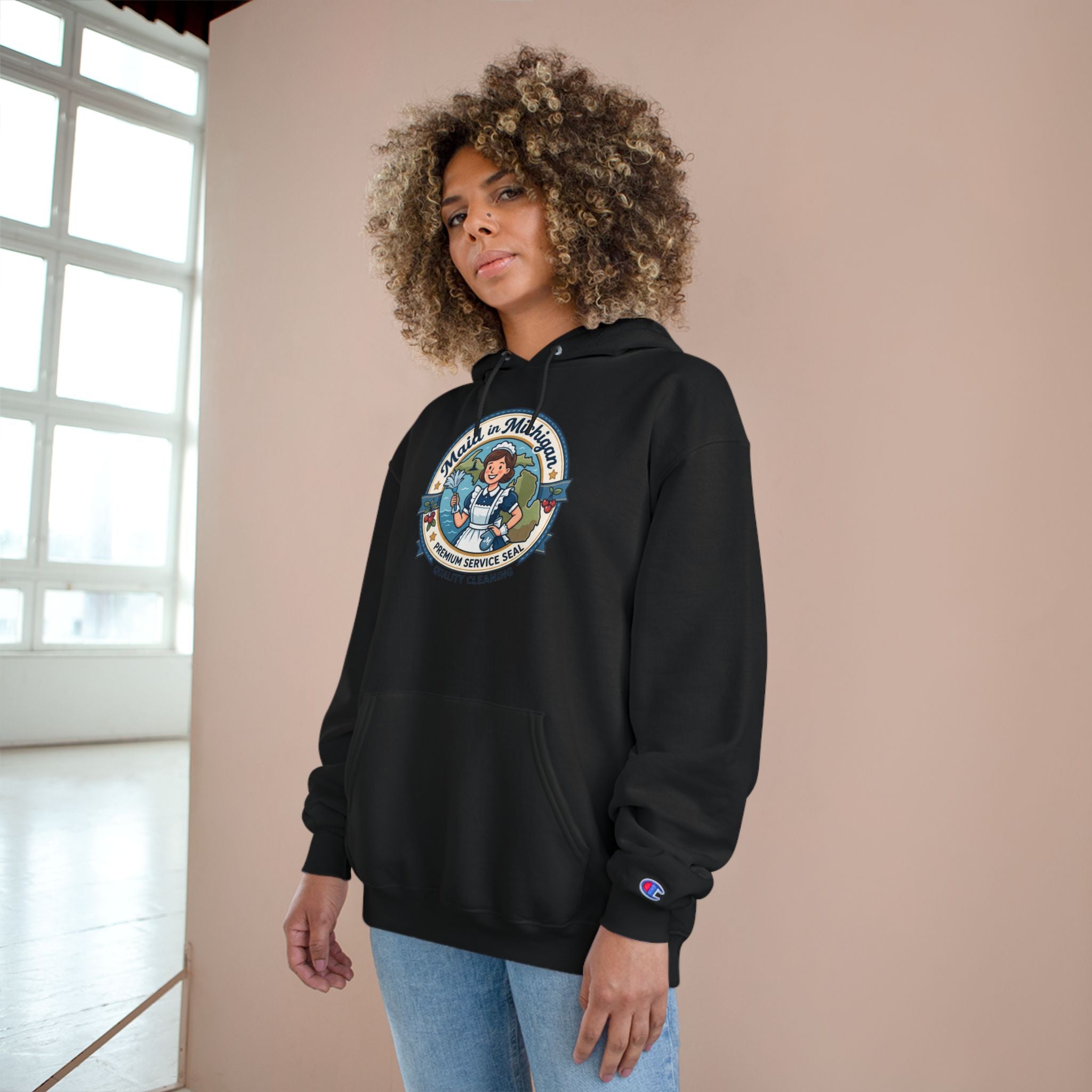 Michigan State Retro Champion Hoodie — World in Michigan Vintage Design
