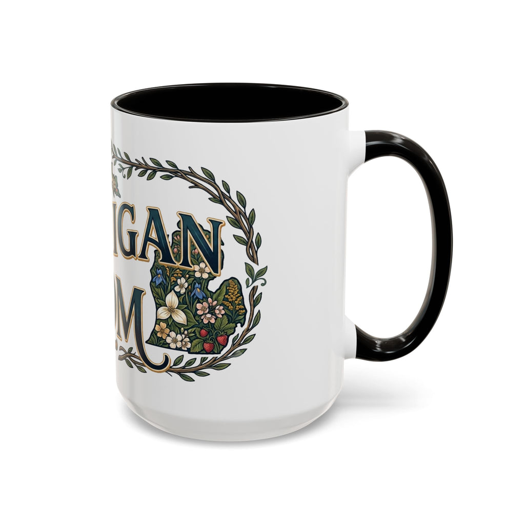 Michigan Mom Coffee Mug — Floral State Pride 11oz/15oz