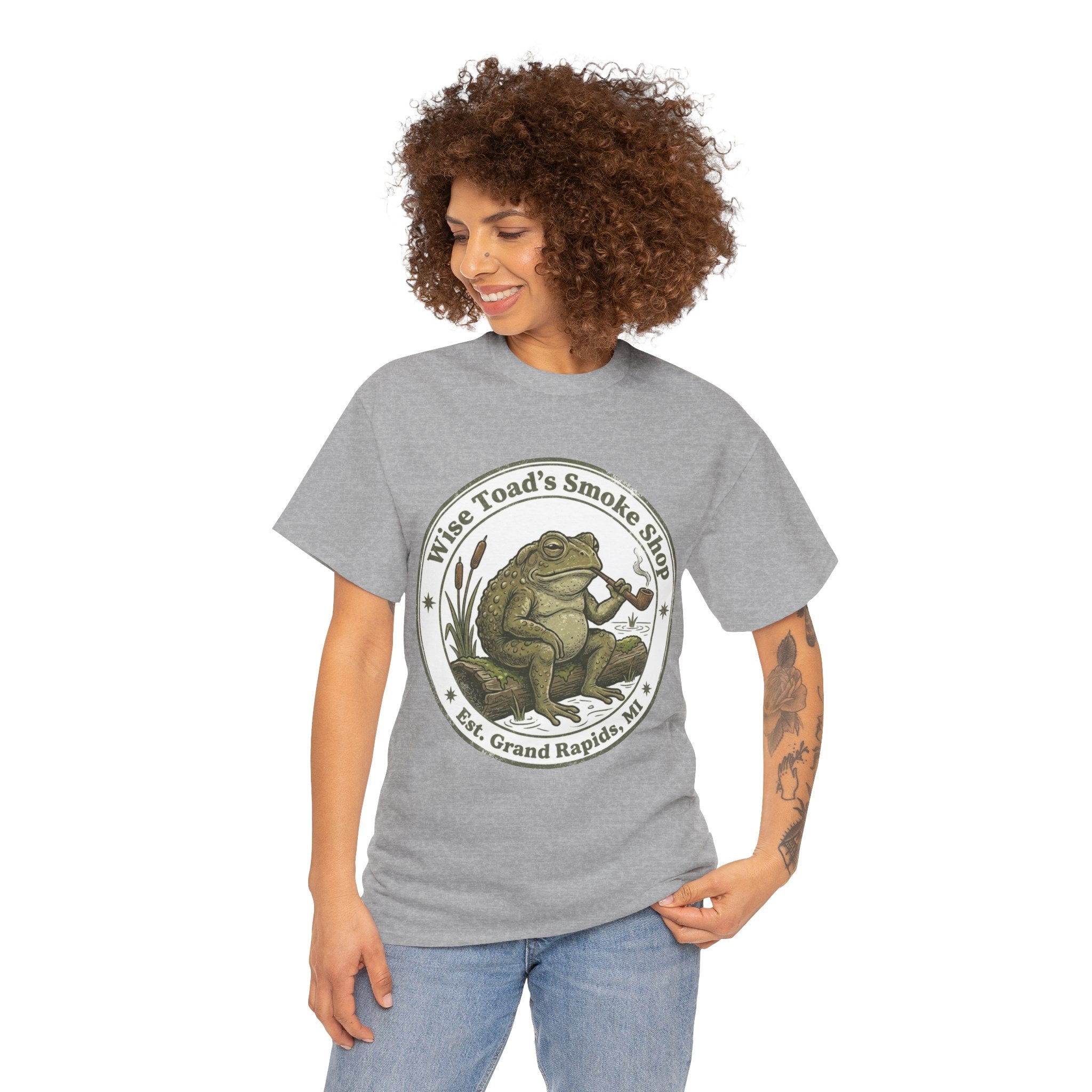 Wise Toad’s Smoke Shop Vintage Frog Logo Tee T-Shirt