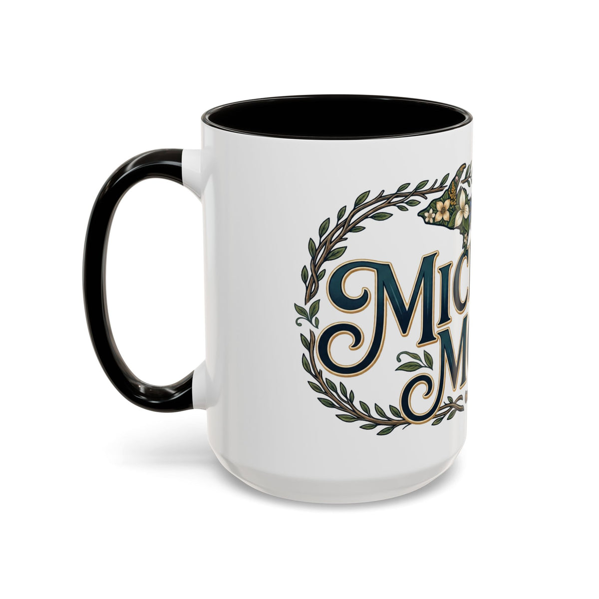 Michigan Mom Coffee Mug — Floral State Pride 11oz/15oz