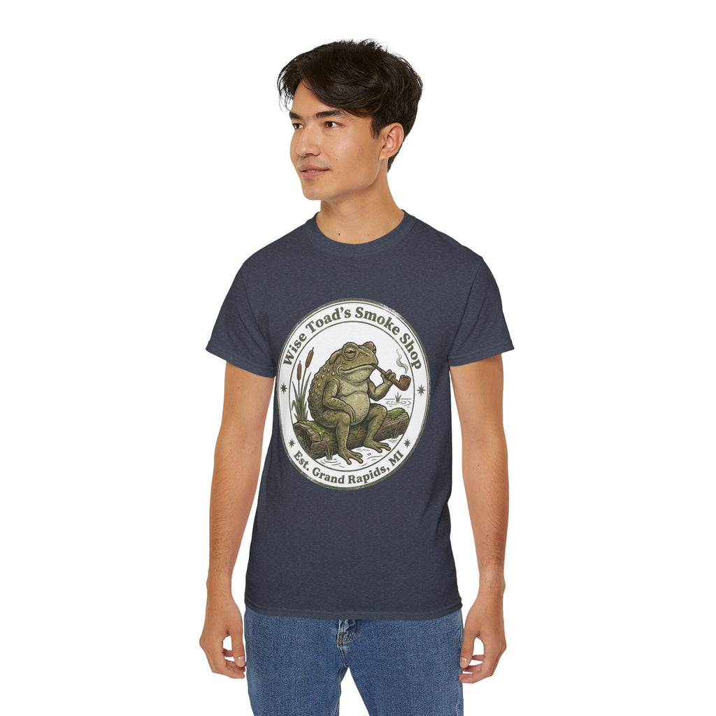 Wise Toad’s Smoke Shop Vintage Frog Logo Tee T-Shirt