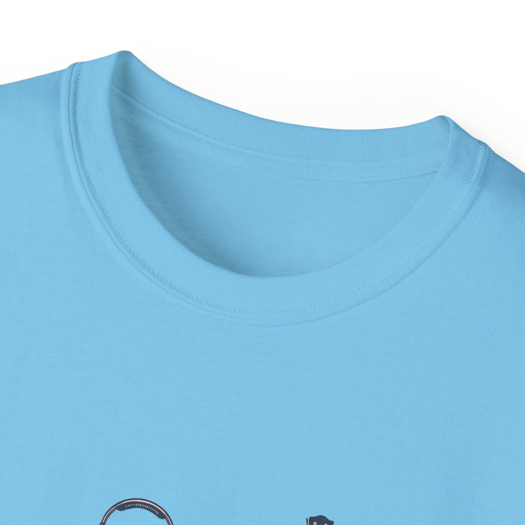 Acoustic Instrument Tee — Guitar, Ukulele & Headphones Graphic T-Shirt