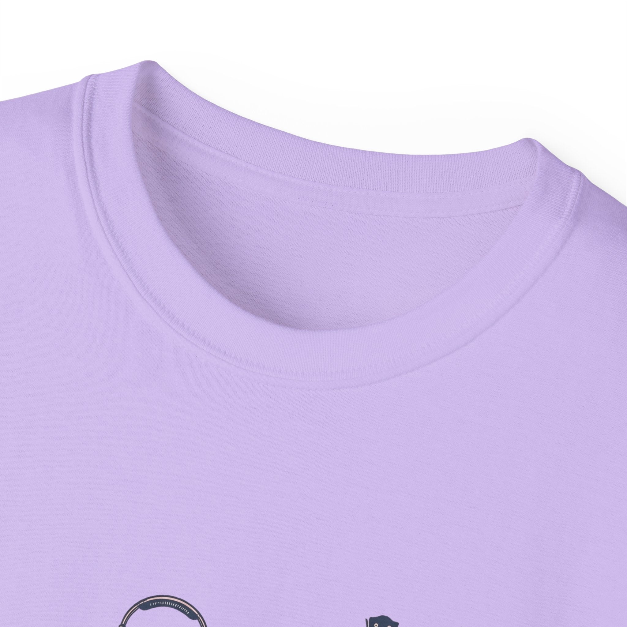Acoustic Instrument Tee — Guitar, Ukulele & Headphones Graphic T-Shirt