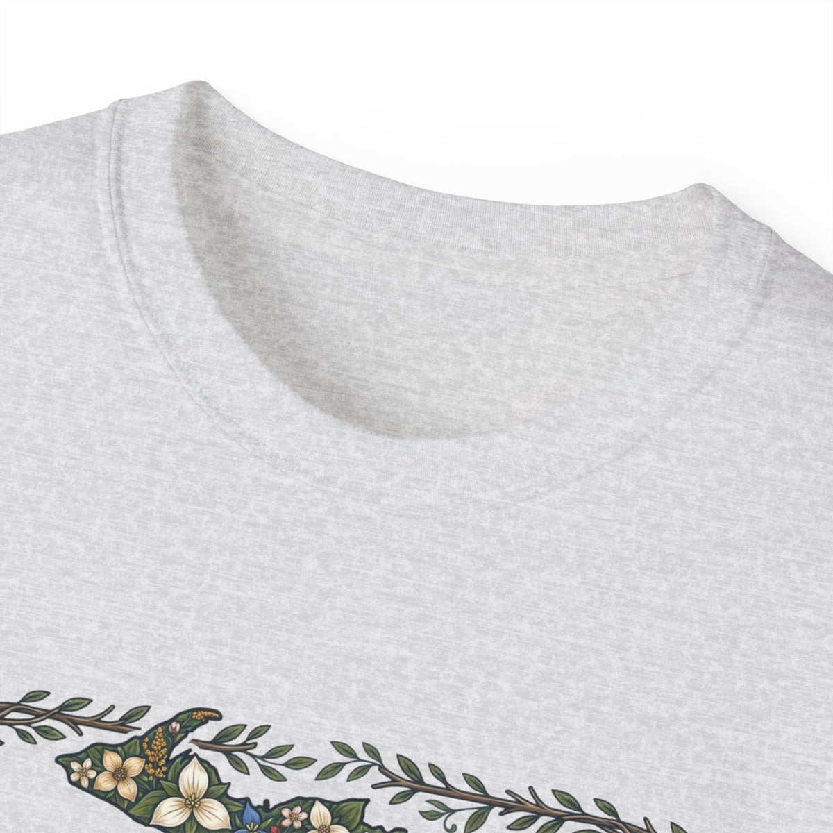 Michigan Mom T-Shirt – Floral State Pride Tee for Moms
