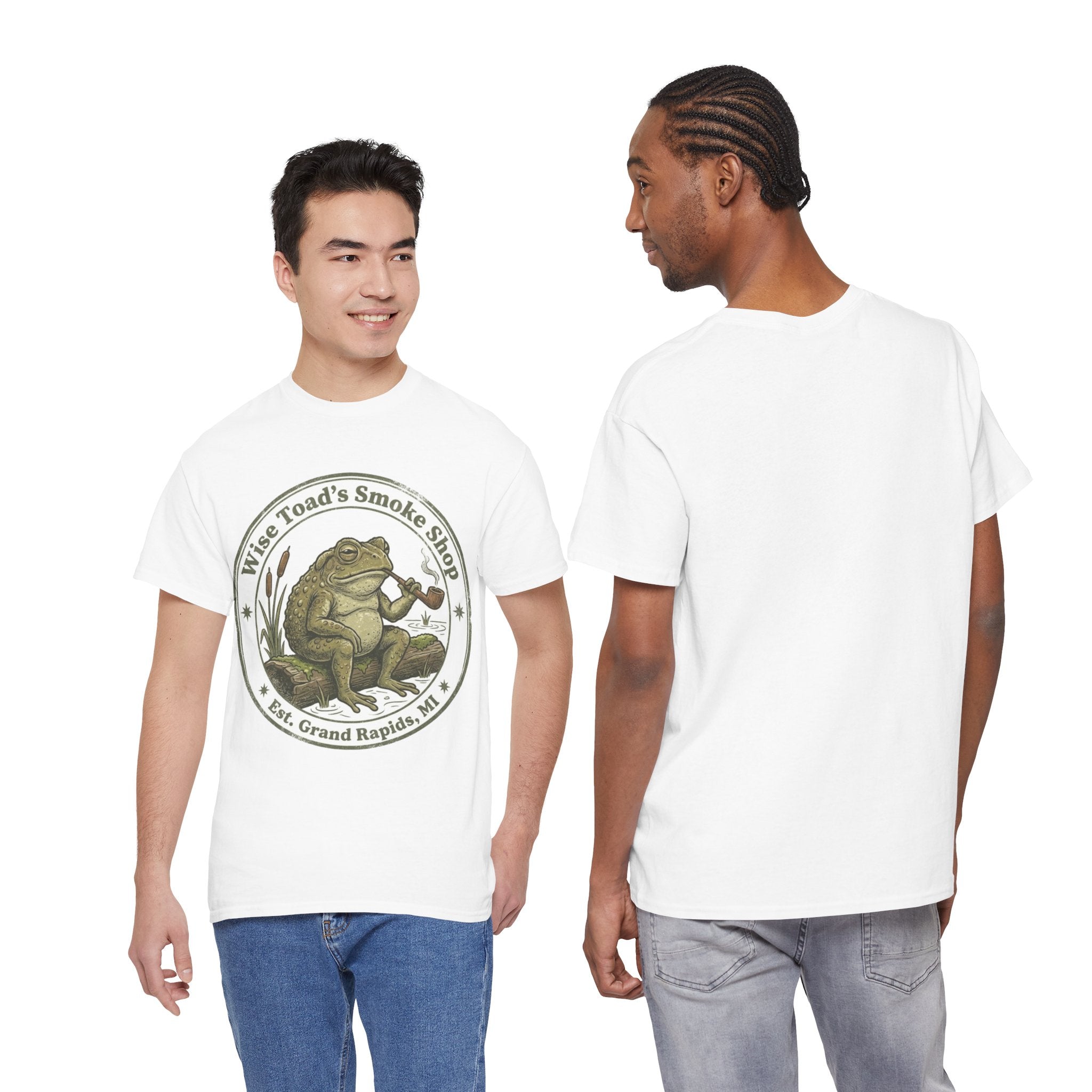 Wise Toad’s Smoke Shop Vintage Frog Logo Tee T-Shirt