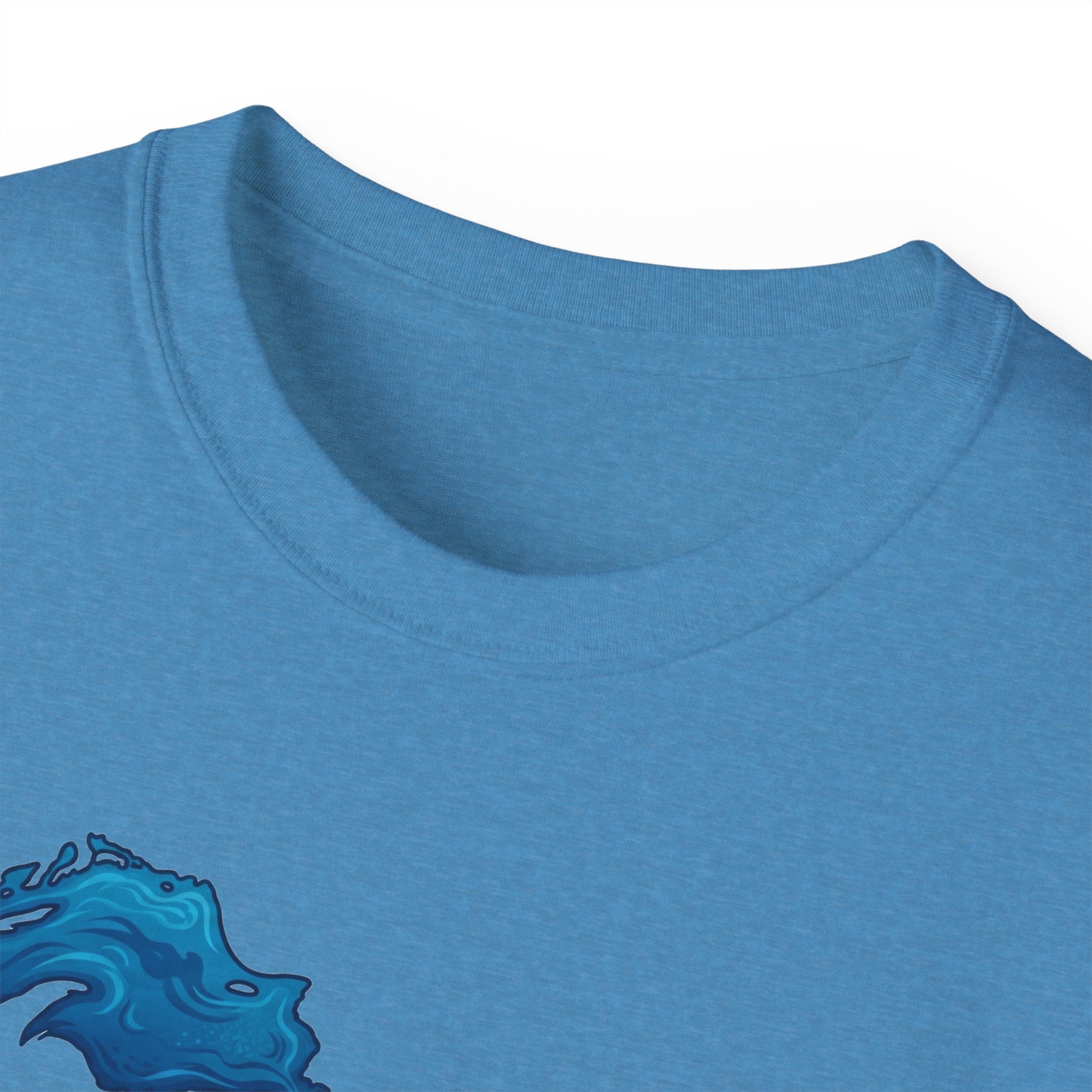 Great Lakes Map T-Shirt — Stylized Blue Lakes Tee
