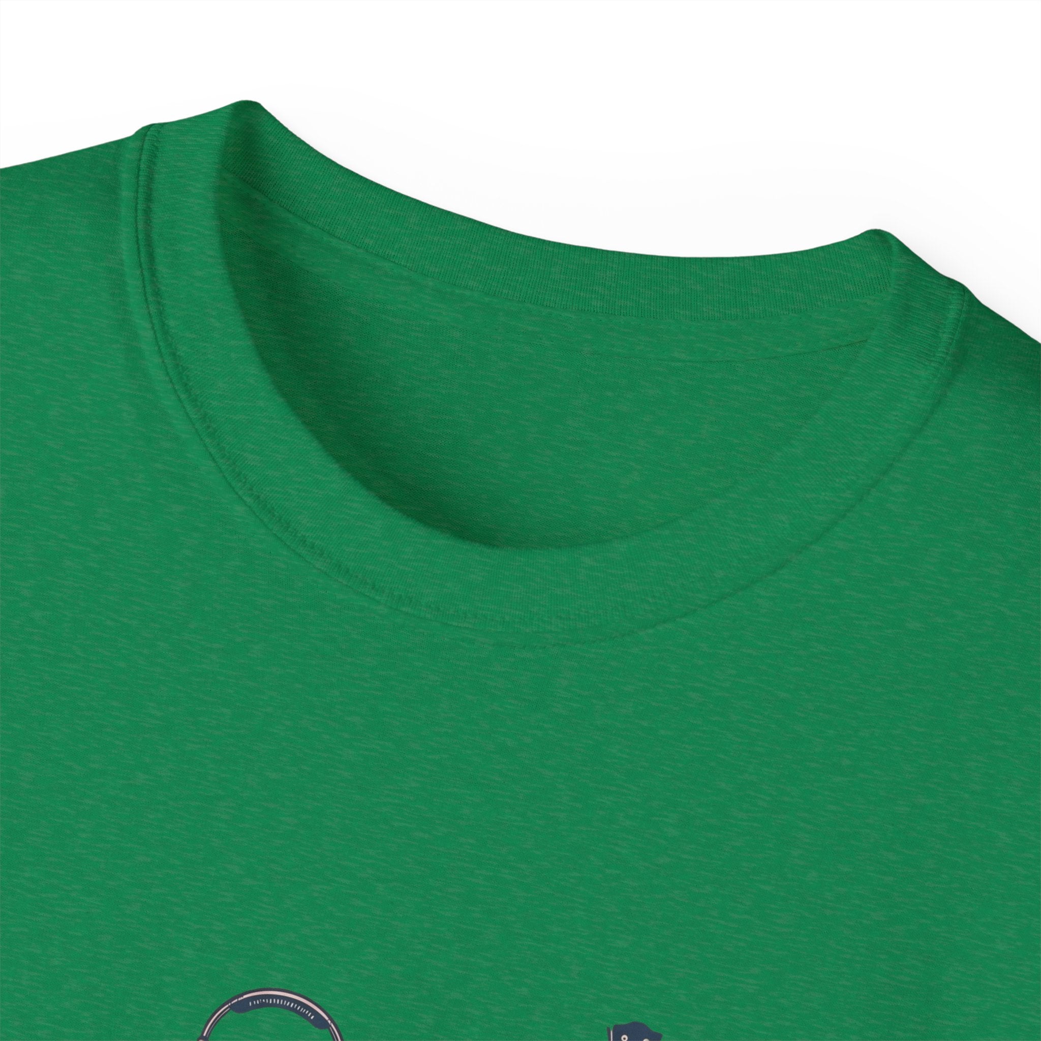 Acoustic Instrument Tee — Guitar, Ukulele & Headphones Graphic T-Shirt