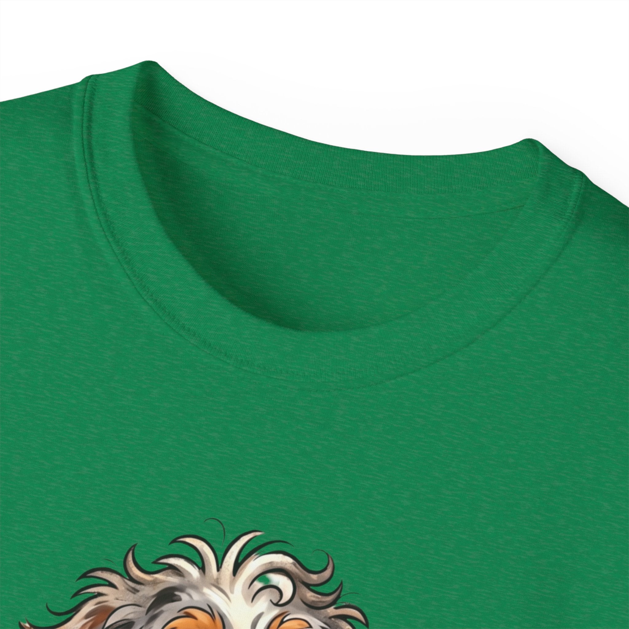 Dog Lover T‑Shirt – Cute Pup Wearing “Pobody's Nerfect” Shirt (Funny Pet Tee)