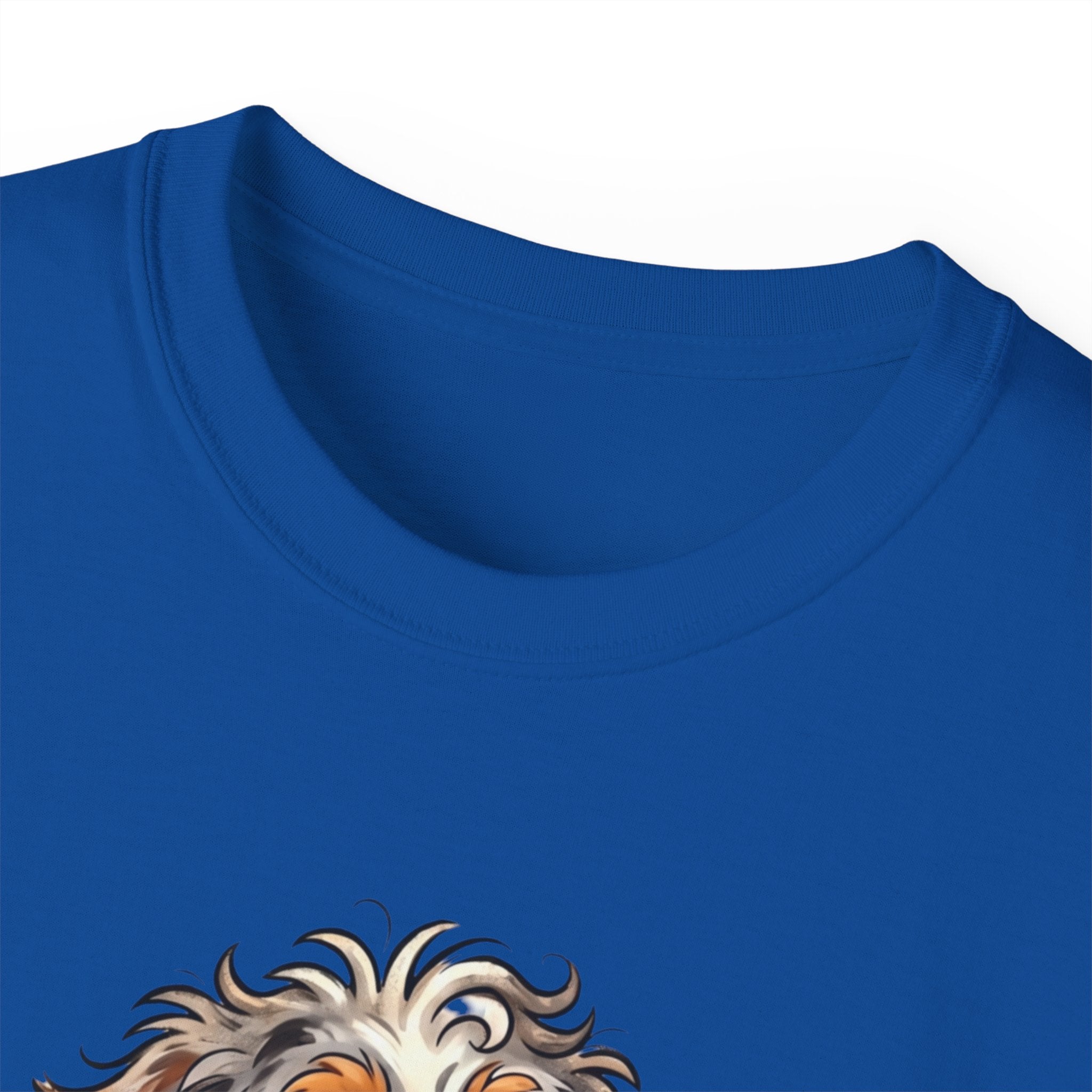 Dog Lover T‑Shirt – Cute Pup Wearing “Pobody's Nerfect” Shirt (Funny Pet Tee)