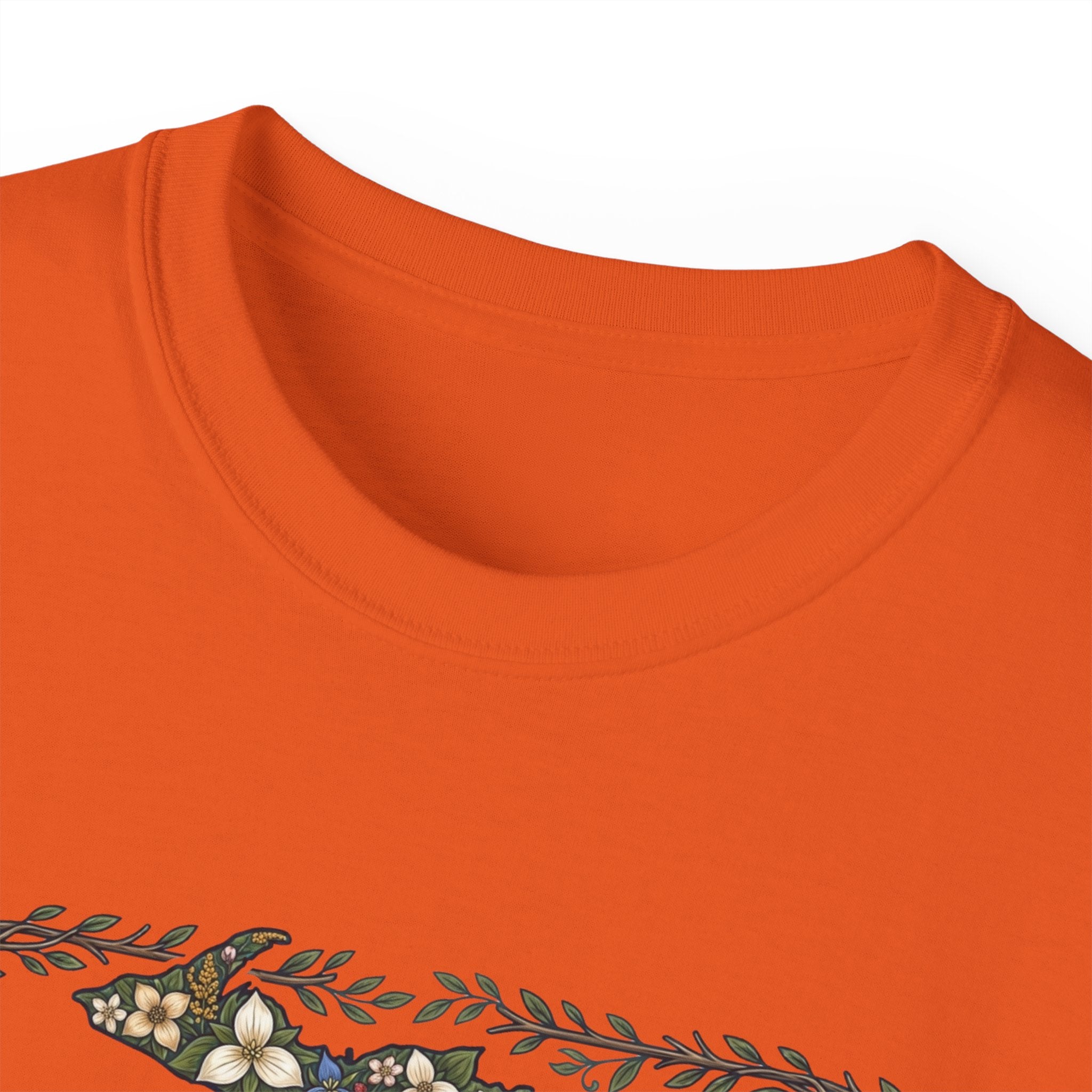 Michigan Mom T-Shirt – Floral State Pride Tee for Moms