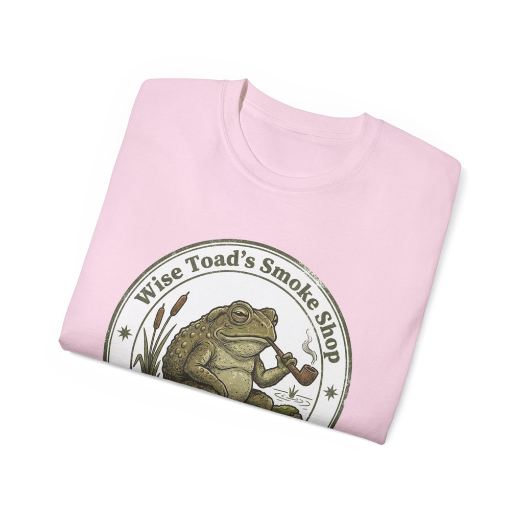 Wise Toad’s Smoke Shop Vintage Frog Logo Tee T-Shirt