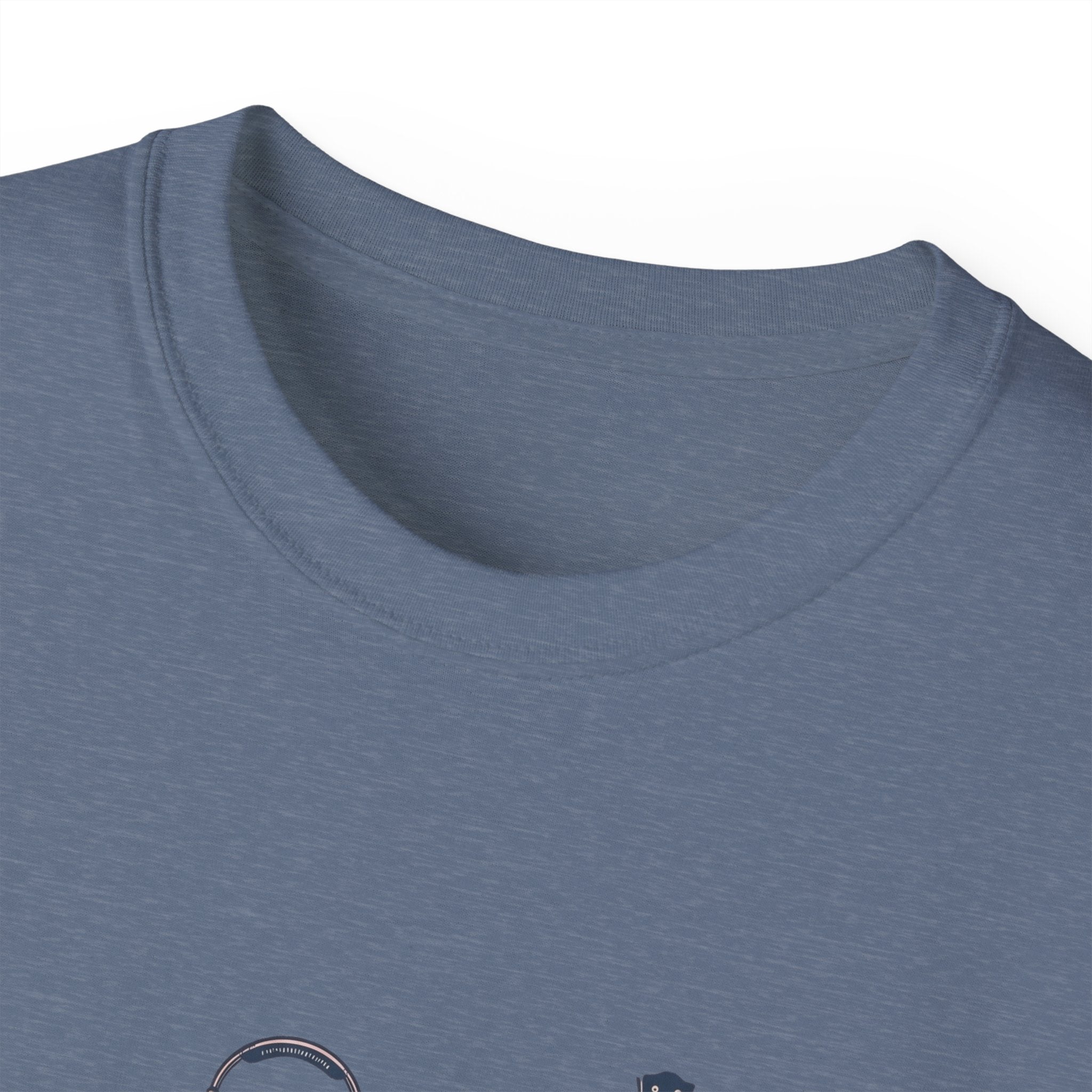 Acoustic Instrument Tee — Guitar, Ukulele & Headphones Graphic T-Shirt