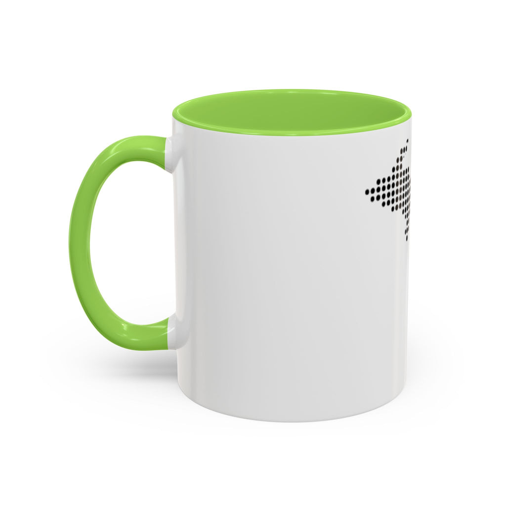 Michigan Dot Map Mug — Modern Minimalist Michigan State Coffee Cup (11oz/15oz)