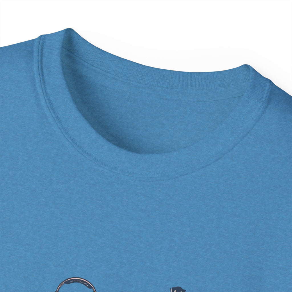 Acoustic Instrument Tee — Guitar, Ukulele & Headphones Graphic T-Shirt