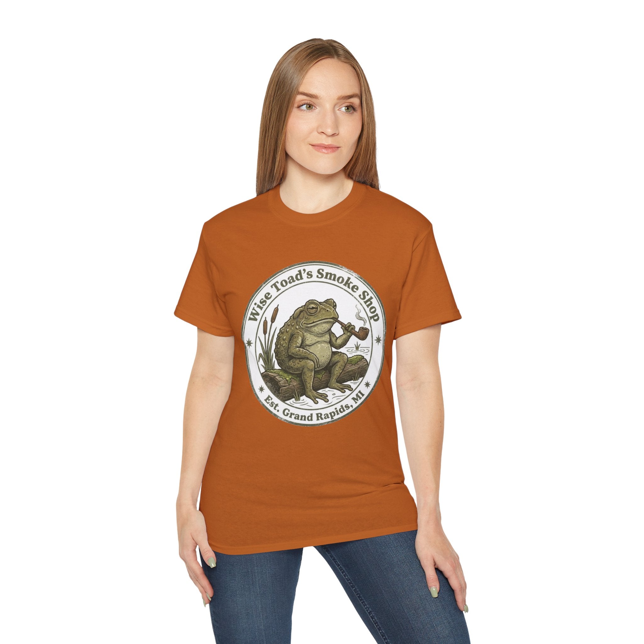Wise Toad’s Smoke Shop Vintage Frog Logo Tee T-Shirt