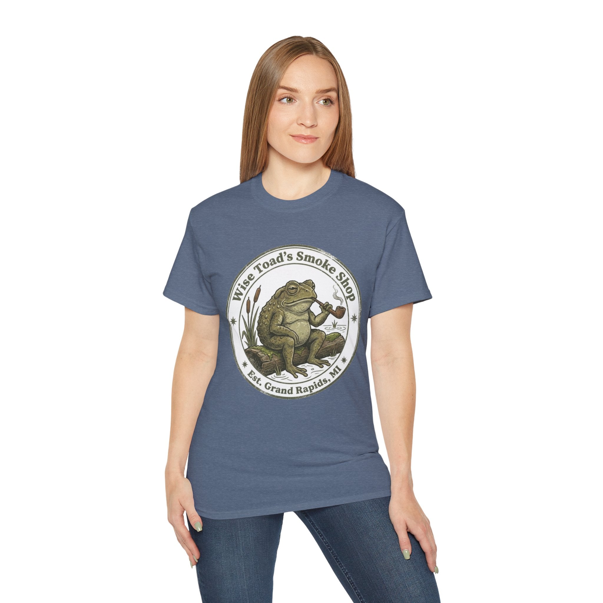Wise Toad’s Smoke Shop Vintage Frog Logo Tee T-Shirt