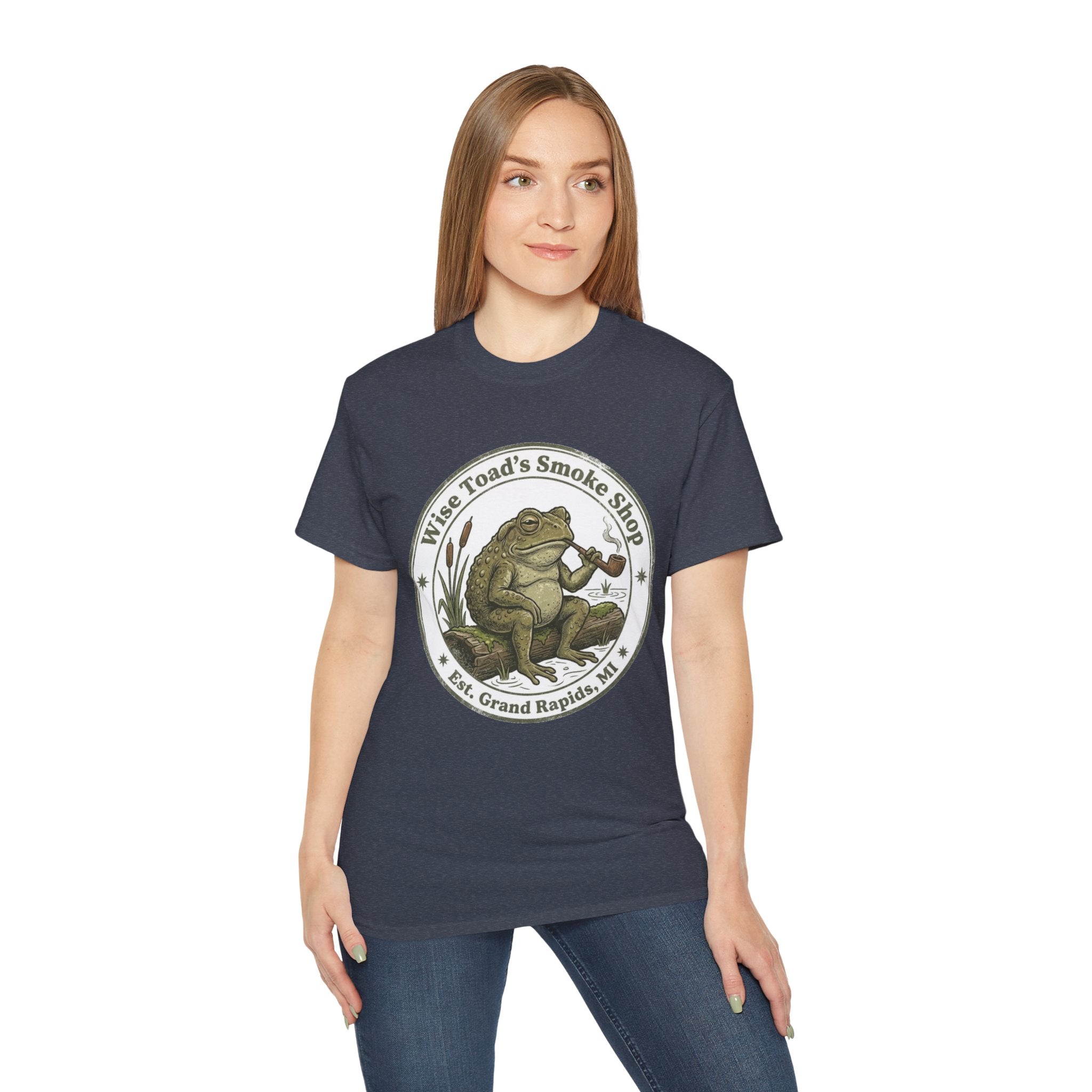 Wise Toad’s Smoke Shop Vintage Frog Logo Tee T-Shirt