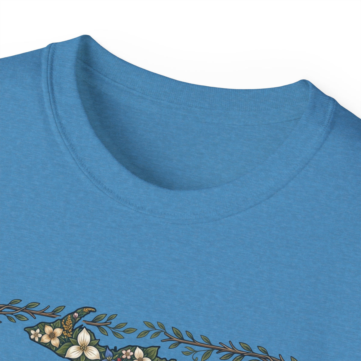 Michigan Mom T-Shirt – Floral State Pride Tee for Moms