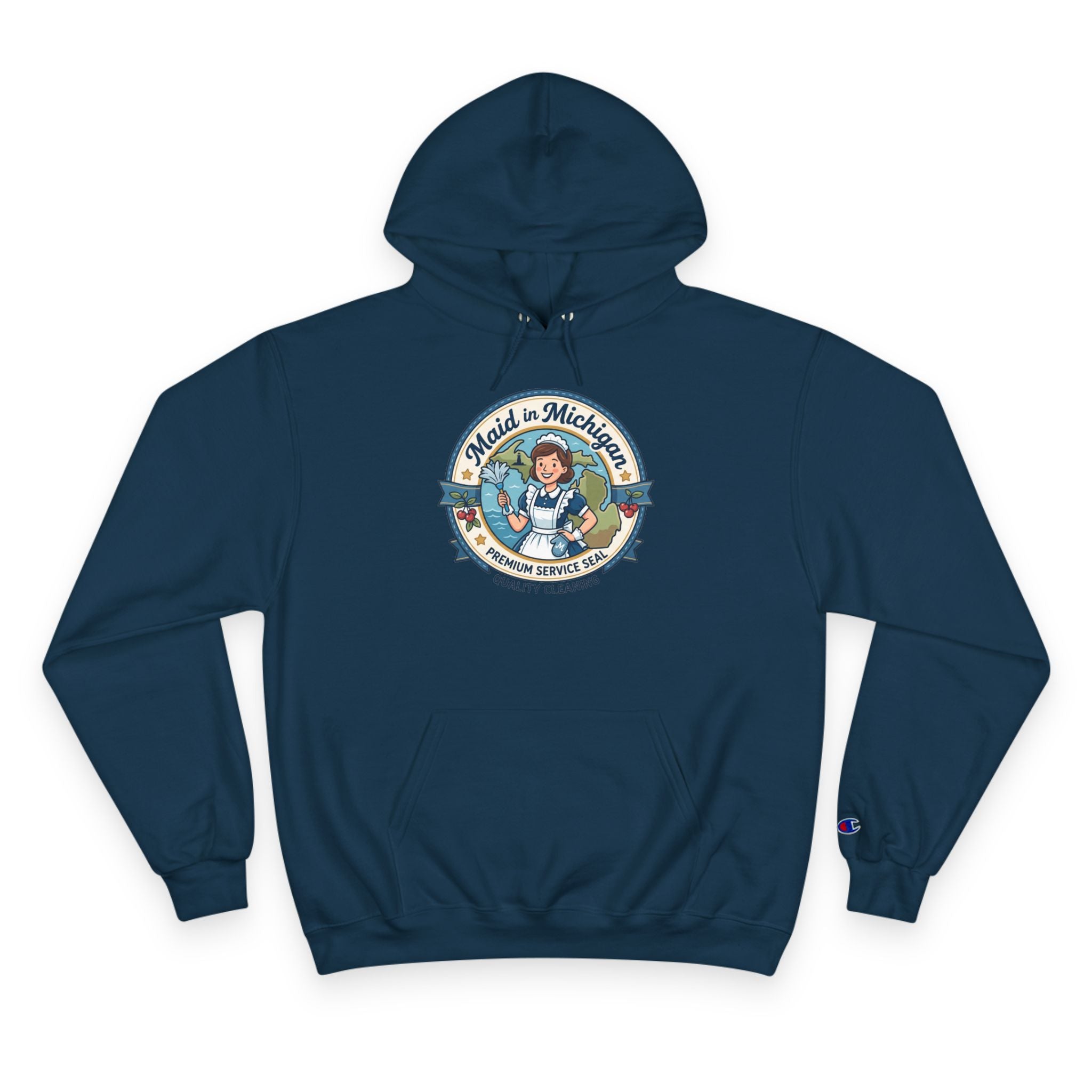 Michigan State Retro Champion Hoodie — World in Michigan Vintage Design