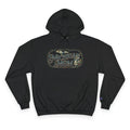 Michigan Mom Hoodie – Champion Pullover with Vintage State Floral Design