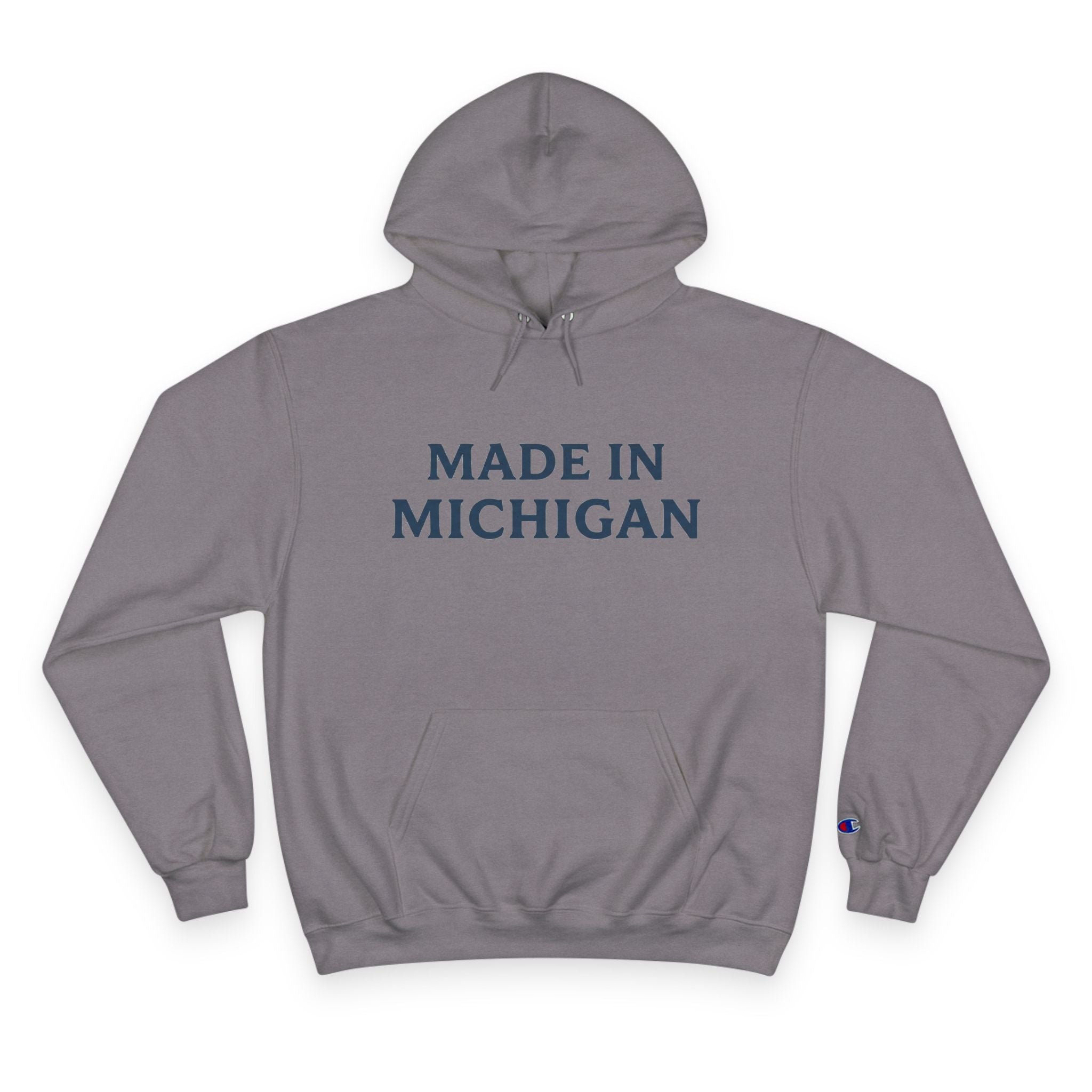 Made in Michigan Hoodie — Champion Pullover for Michigan Pride