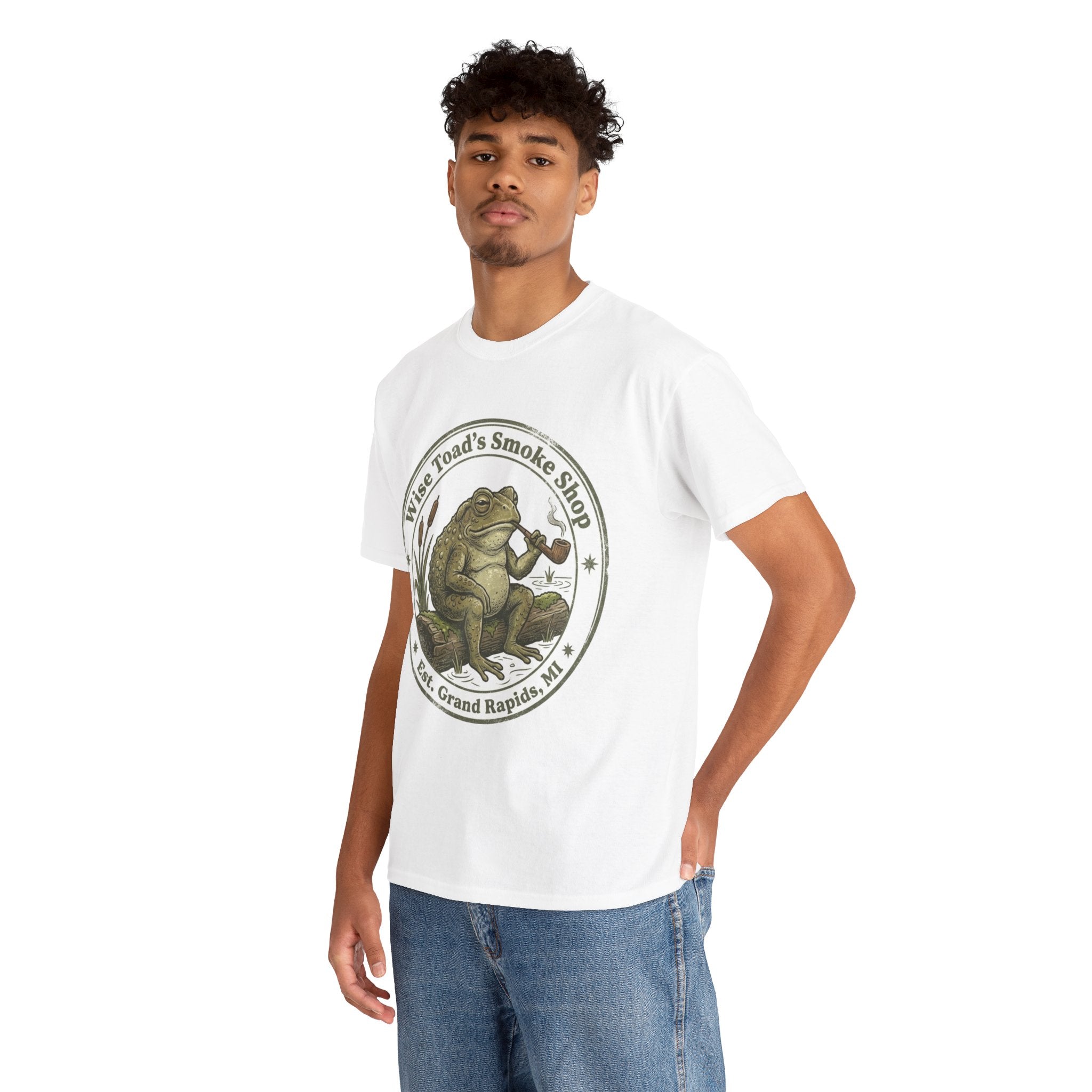Wise Toad’s Smoke Shop Vintage Frog Logo Tee T-Shirt