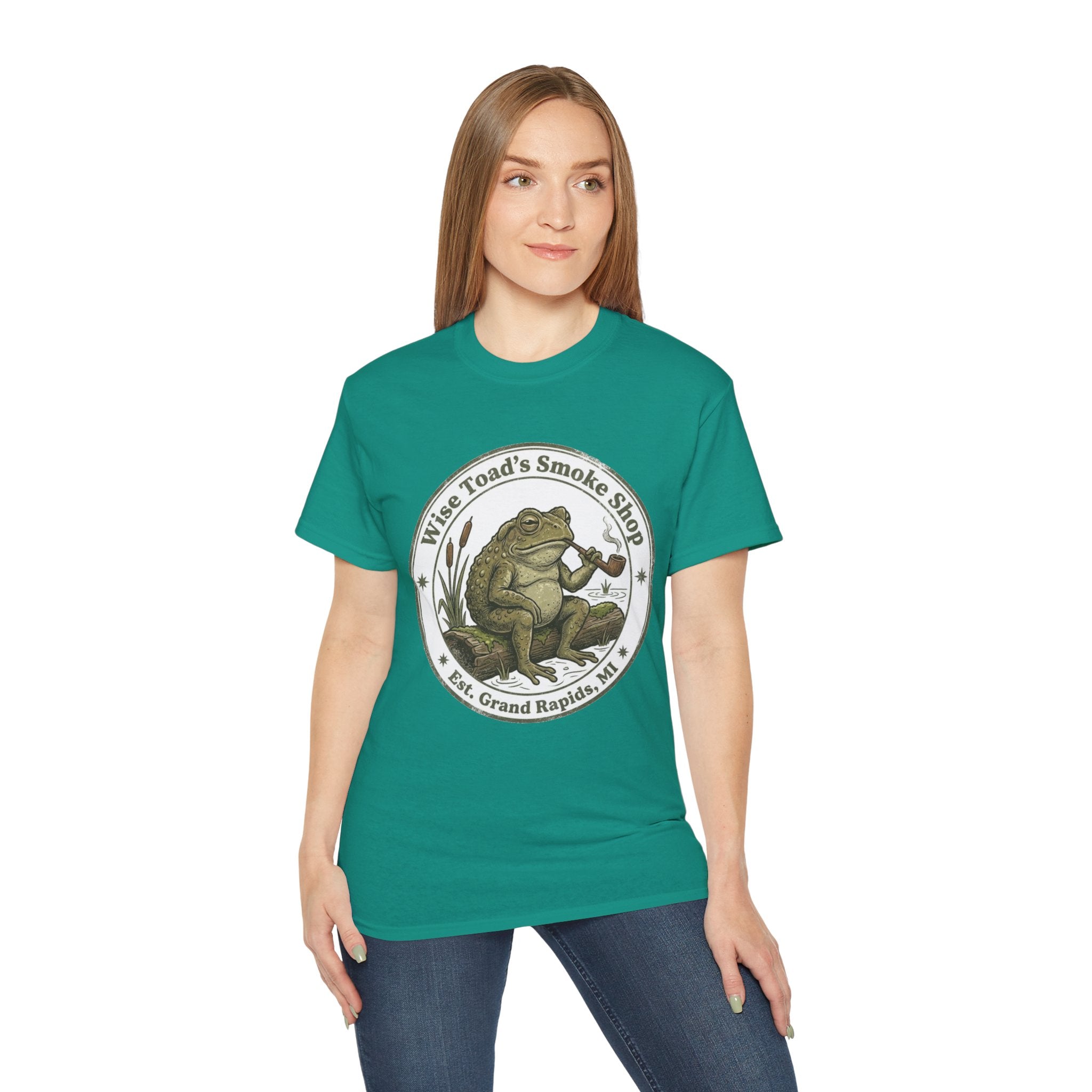 Wise Toad’s Smoke Shop Vintage Frog Logo Tee T-Shirt