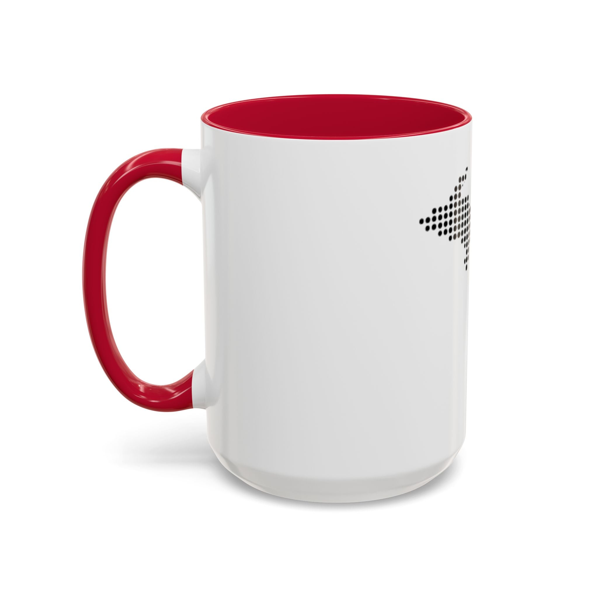 Michigan Dot Map Mug — Modern Minimalist Michigan State Coffee Cup (11oz/15oz)