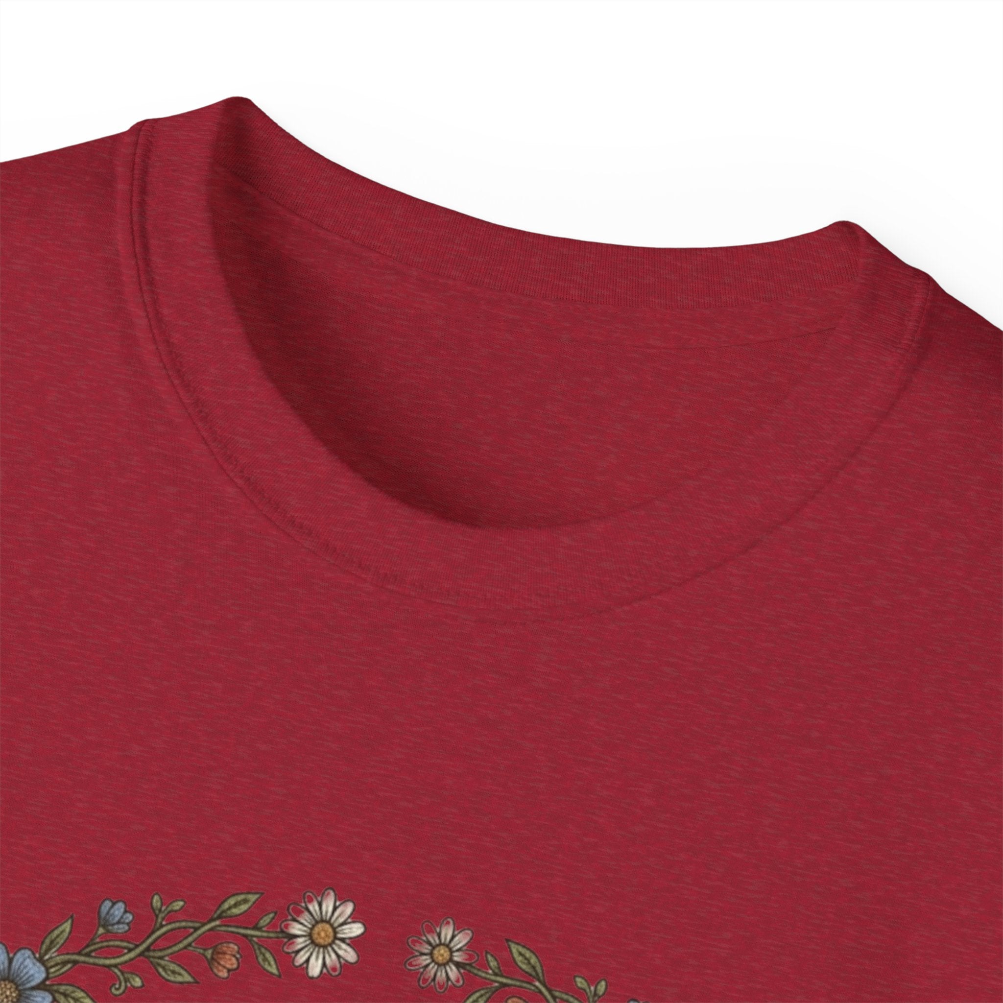 Folk Art Toad Banjo Tee — Floral Moonlight Frog Banjo  T-Shirt