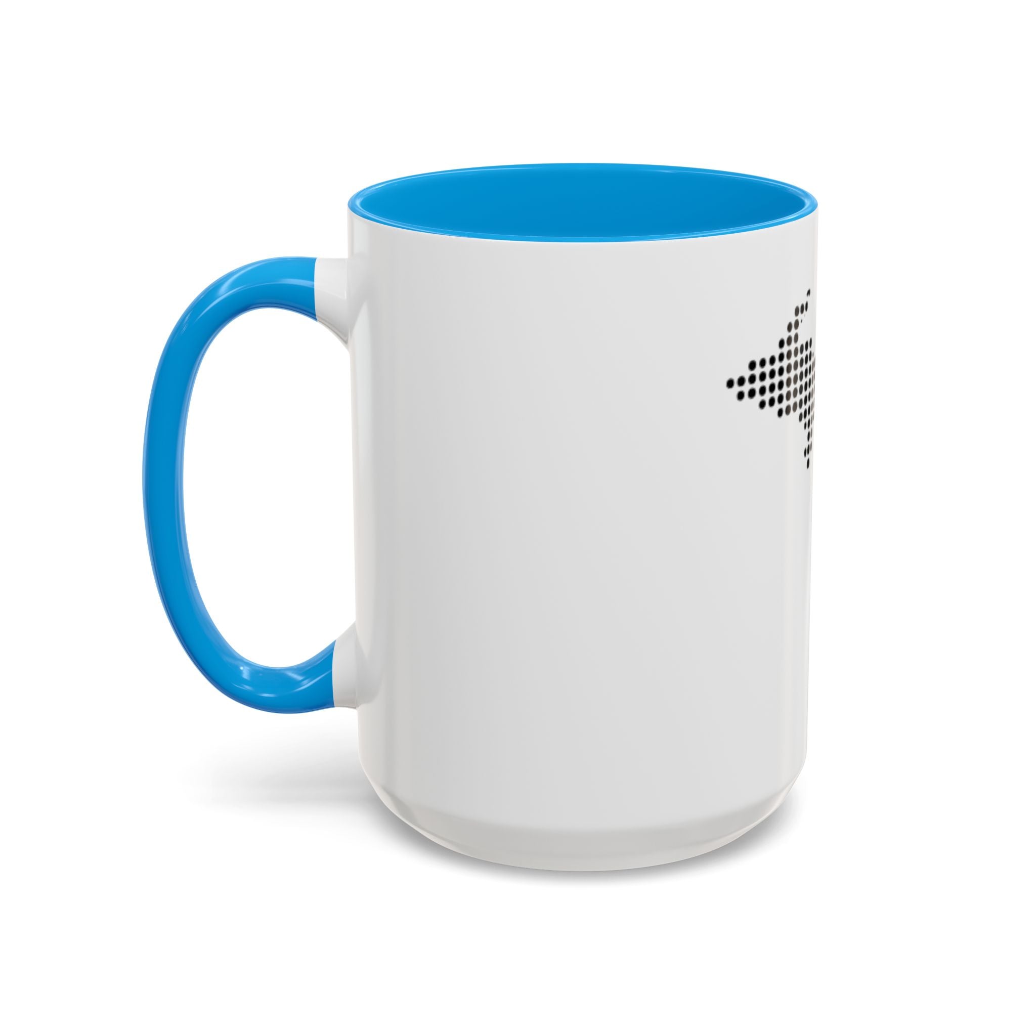 Michigan Dot Map Mug — Modern Minimalist Michigan State Coffee Cup (11oz/15oz)