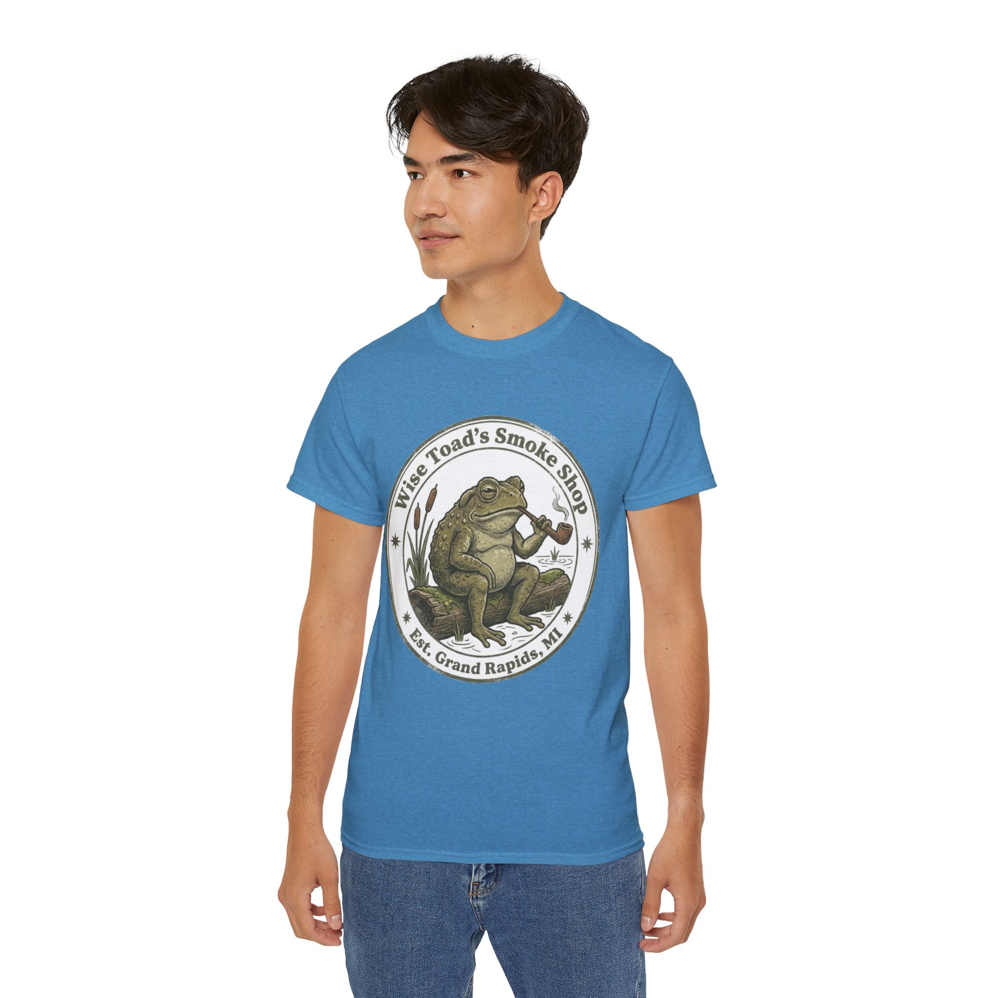 Wise Toad’s Smoke Shop Vintage Frog Logo Tee T-Shirt