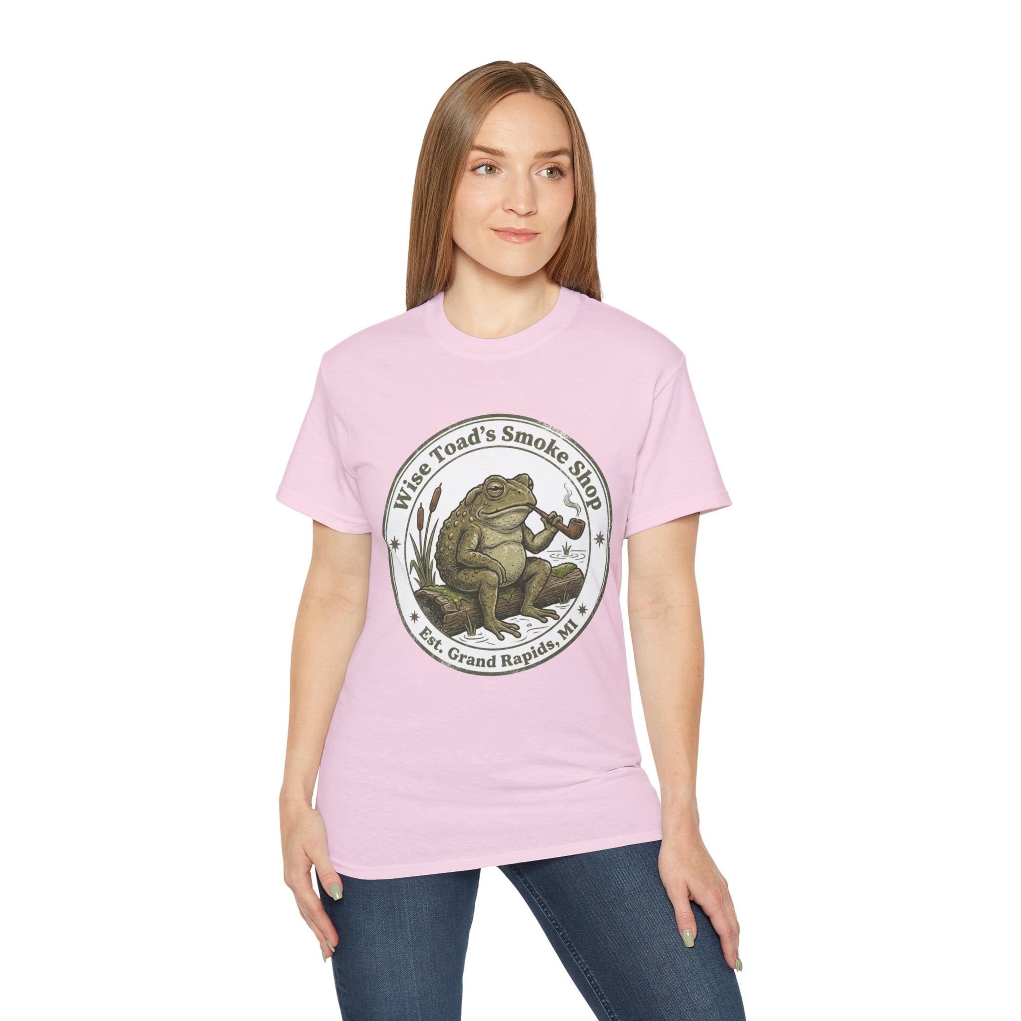Wise Toad’s Smoke Shop Vintage Frog Logo Tee T-Shirt