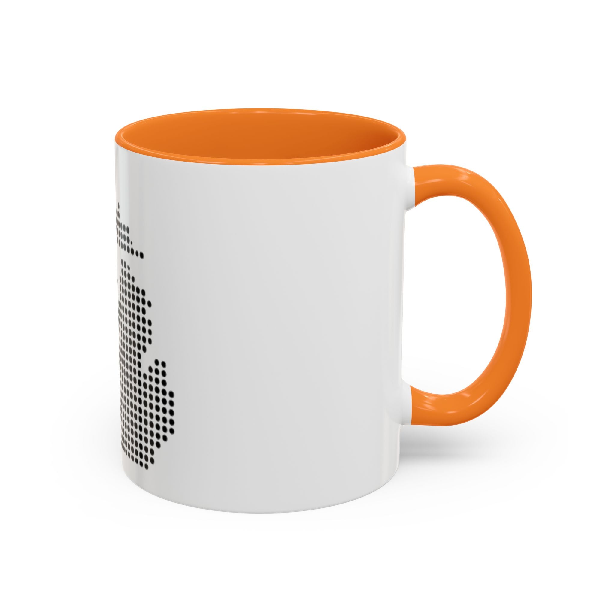 Michigan Dot Map Mug — Modern Minimalist Michigan State Coffee Cup (11oz/15oz)