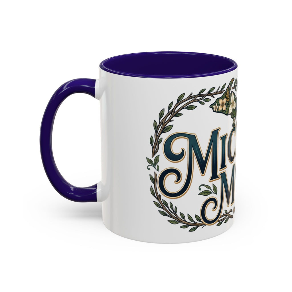 Michigan Mom Coffee Mug — Floral State Pride 11oz/15oz