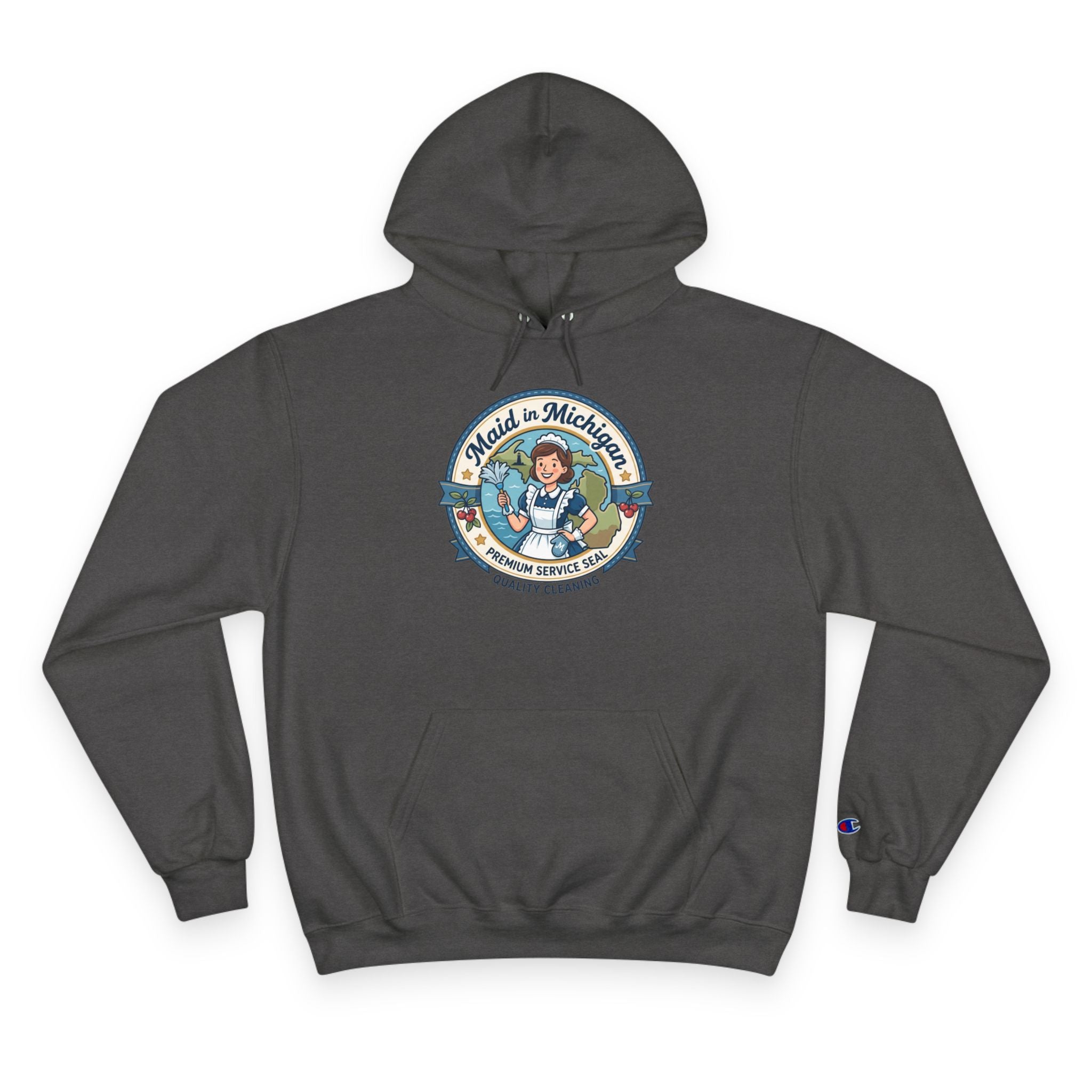 Michigan State Retro Champion Hoodie — World in Michigan Vintage Design