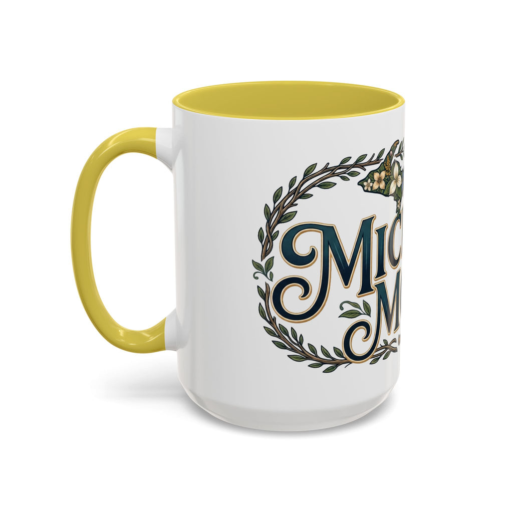 Michigan Mom Coffee Mug — Floral State Pride 11oz/15oz