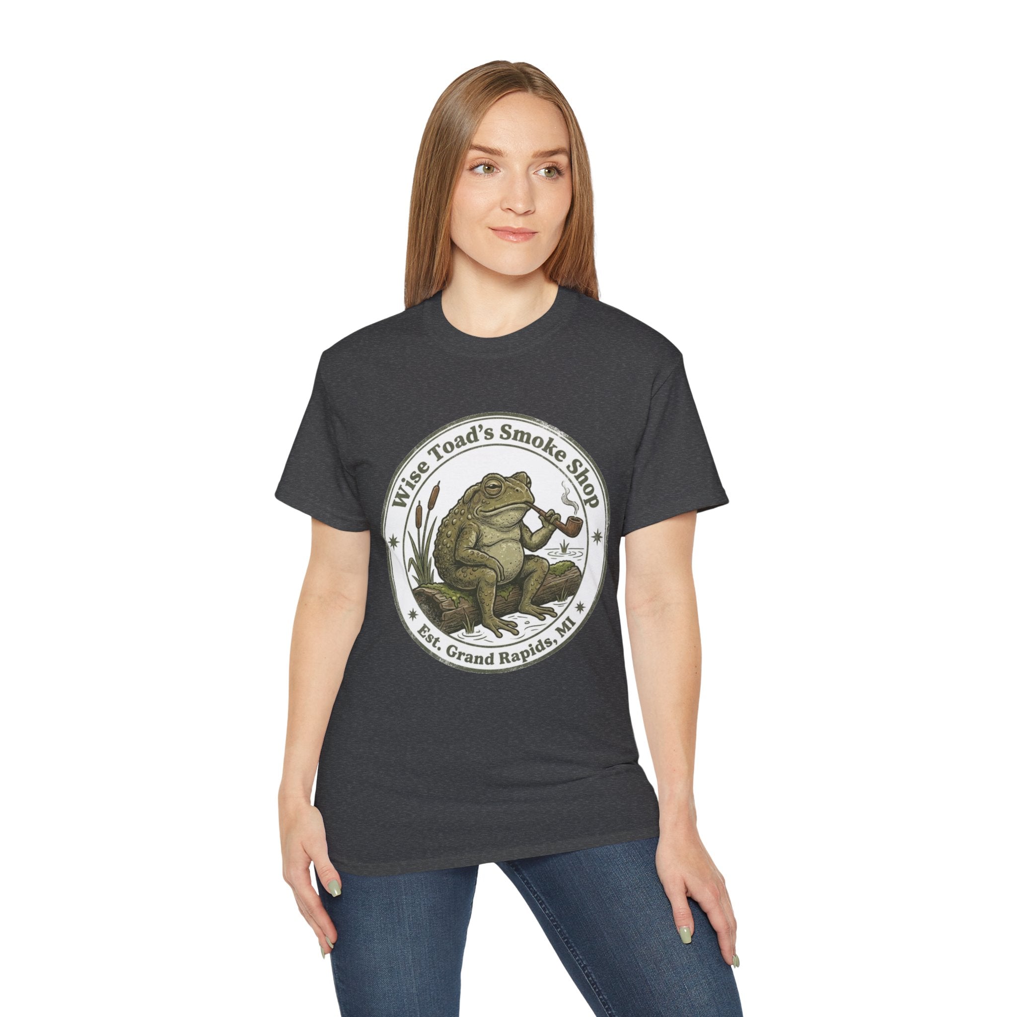 Wise Toad’s Smoke Shop Vintage Frog Logo Tee T-Shirt
