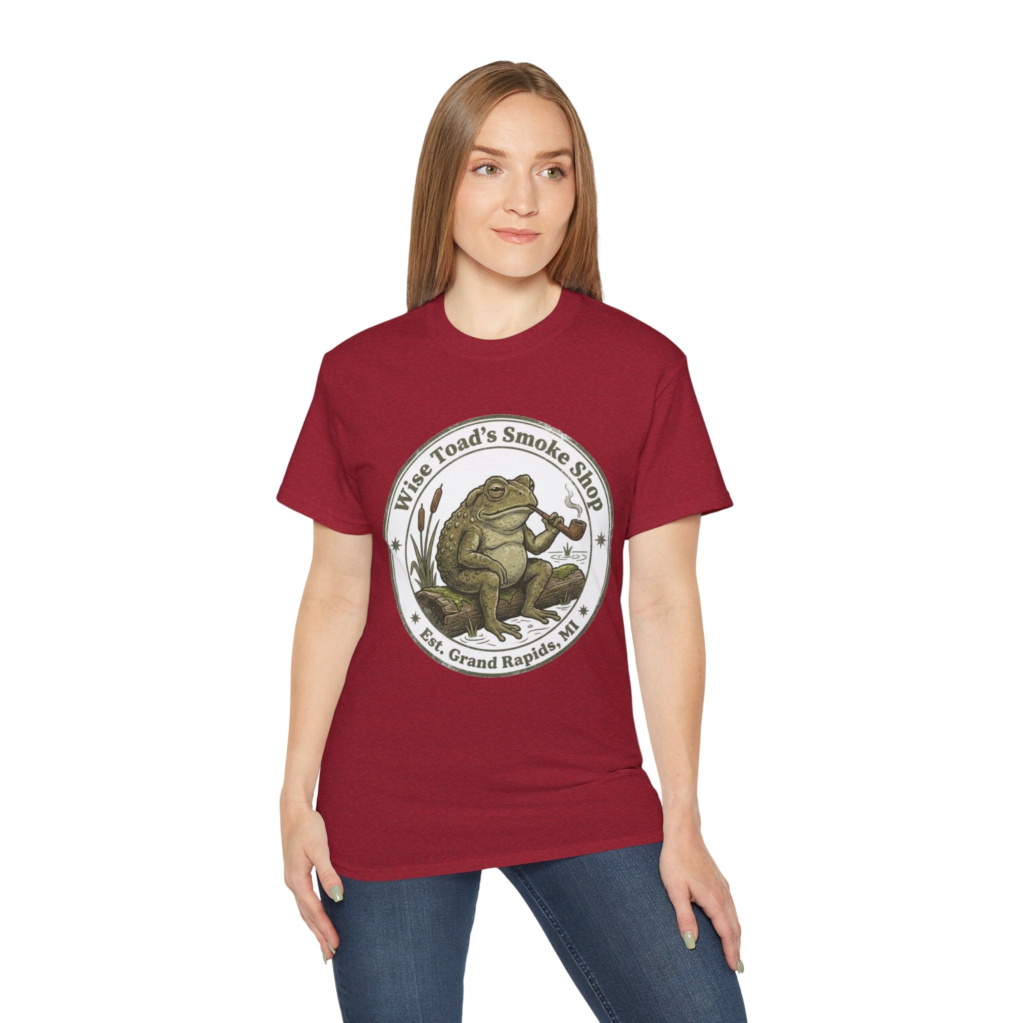 Wise Toad’s Smoke Shop Vintage Frog Logo Tee T-Shirt