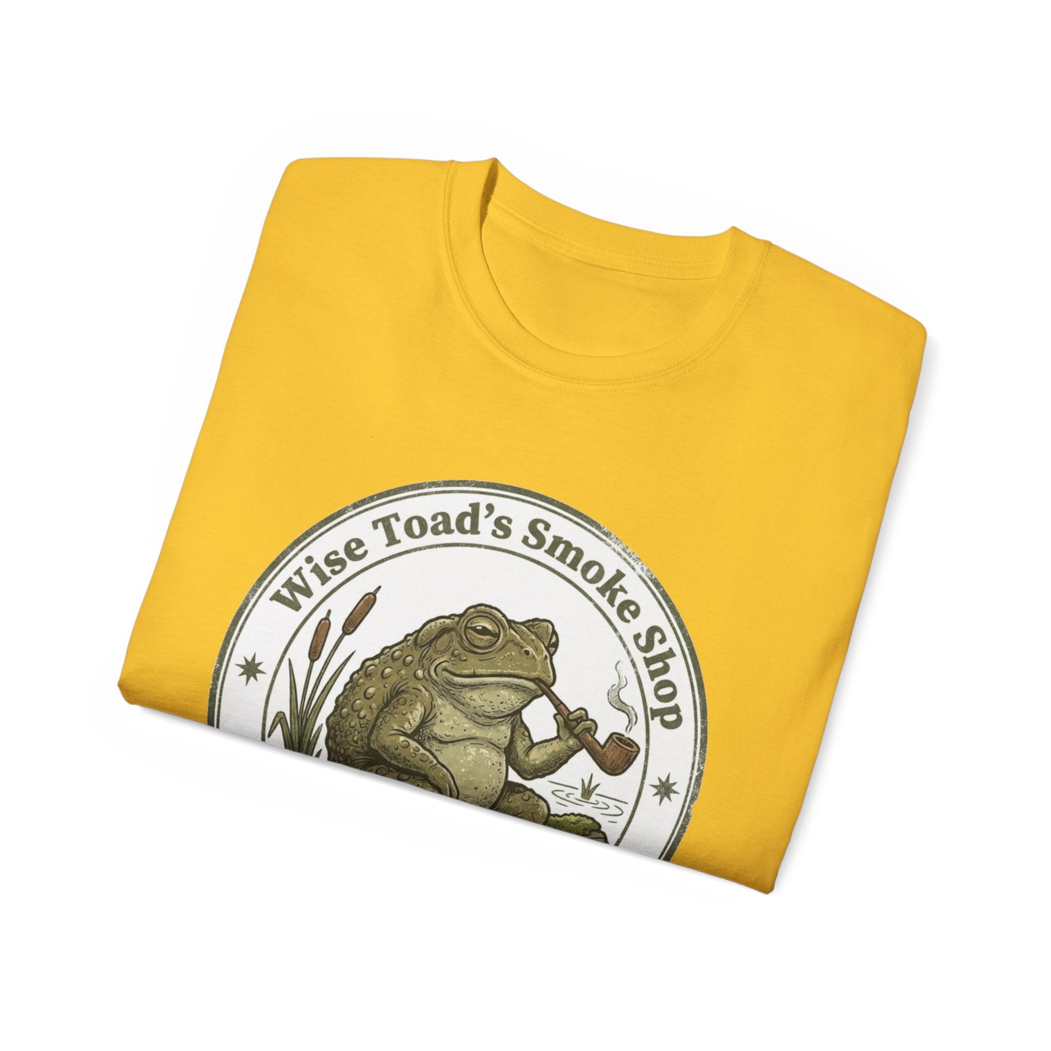 Wise Toad’s Smoke Shop Vintage Frog Logo Tee T-Shirt