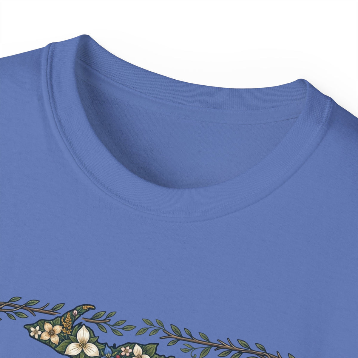 Michigan Mom T-Shirt – Floral State Pride Tee for Moms