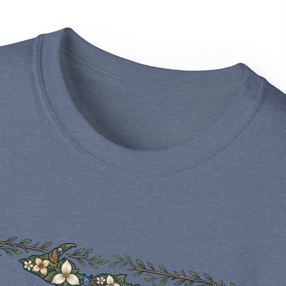 Michigan Mom T-Shirt – Floral State Pride Tee for Moms