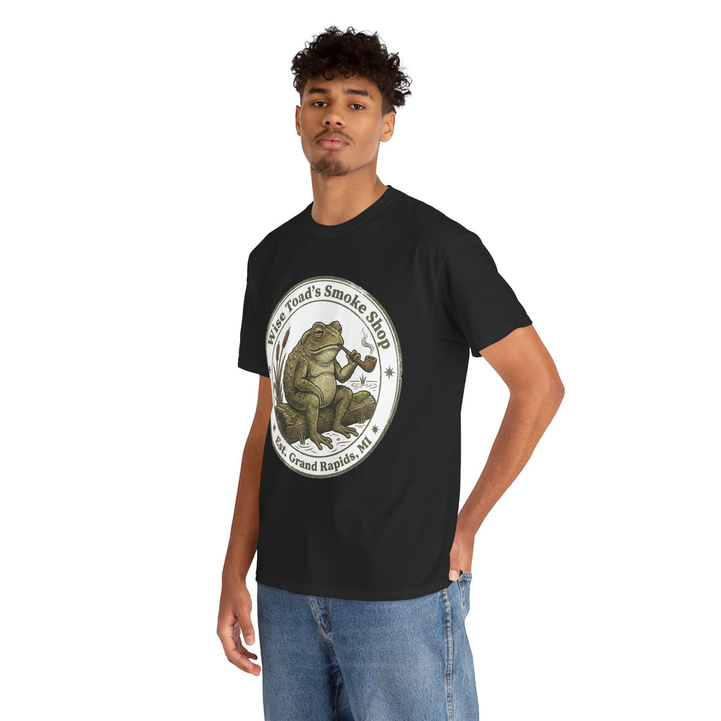 Wise Toad’s Smoke Shop Vintage Frog Logo Tee T-Shirt