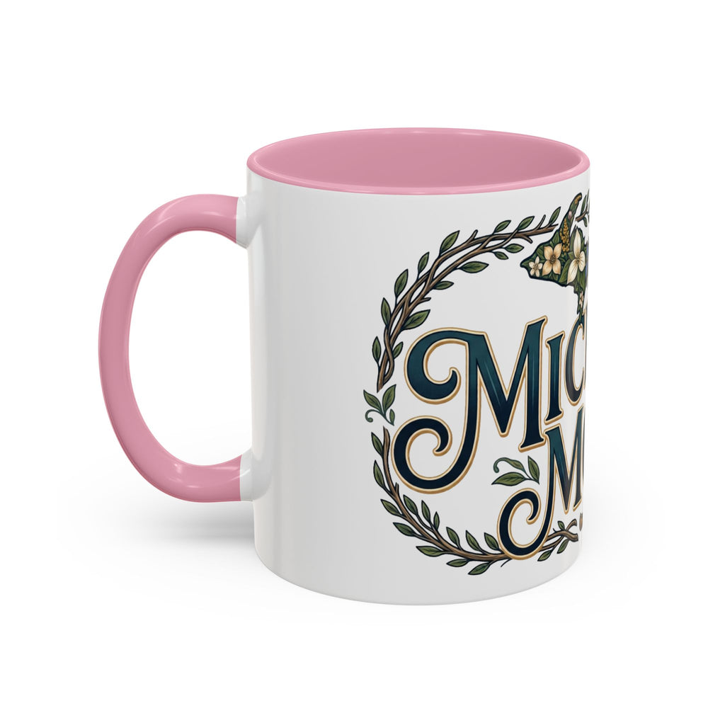 Michigan Mom Coffee Mug — Floral State Pride 11oz/15oz