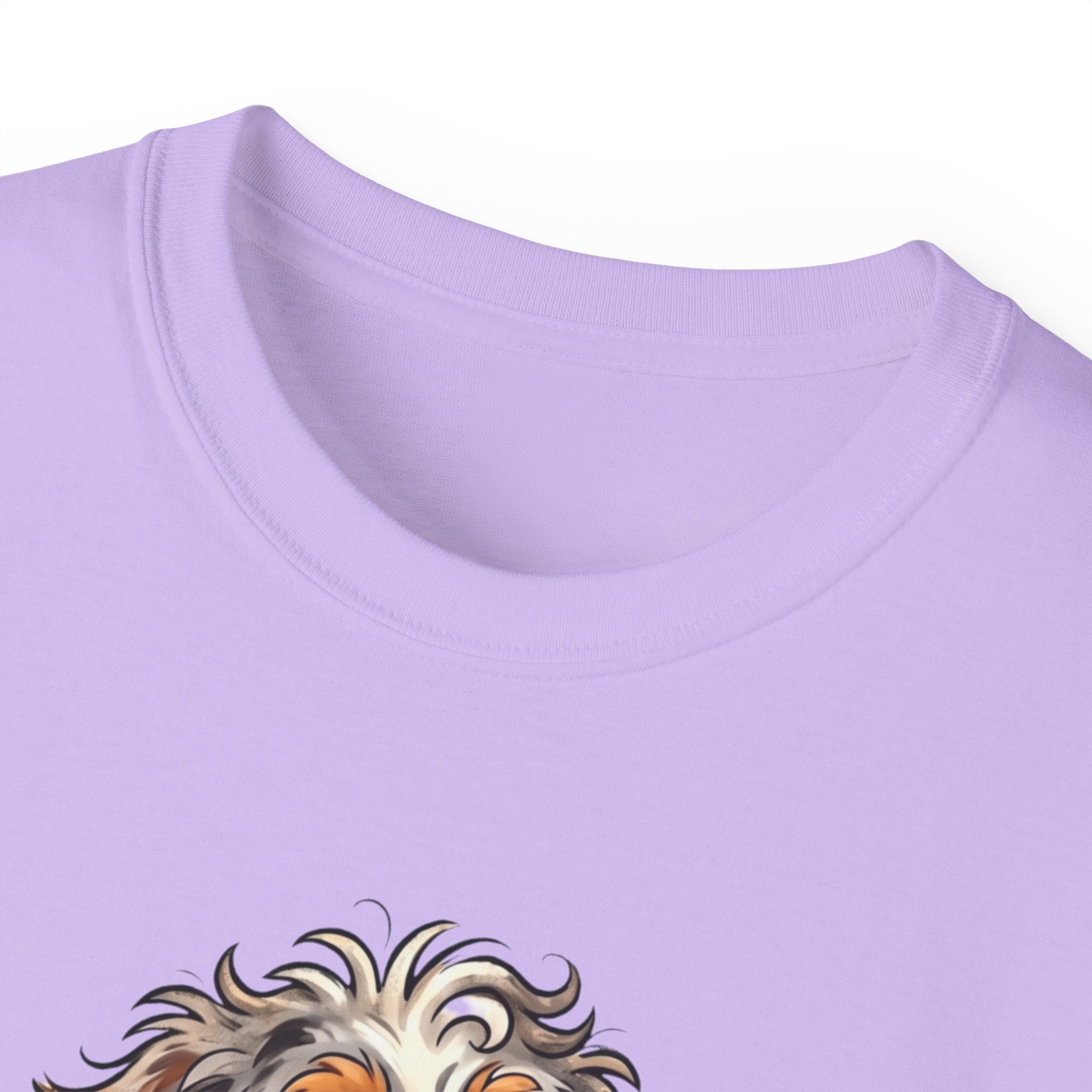 Dog Lover T‑Shirt – Cute Pup Wearing “Pobody's Nerfect” Shirt (Funny Pet Tee)