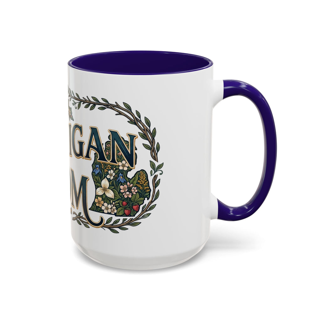 Michigan Mom Coffee Mug — Floral State Pride 11oz/15oz