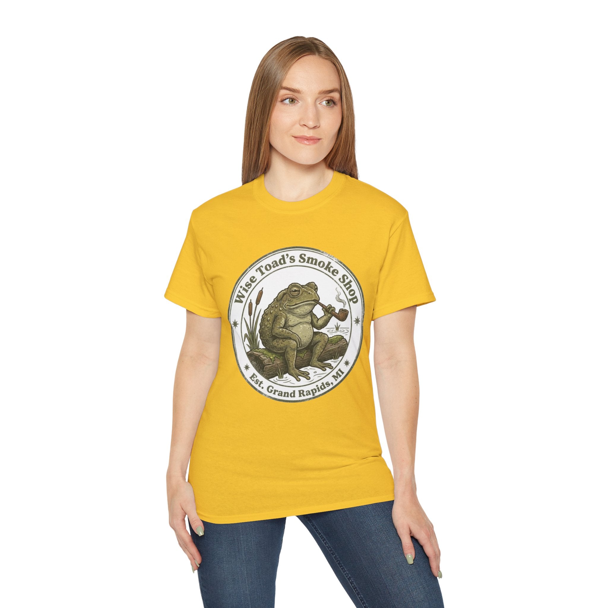 Wise Toad’s Smoke Shop Vintage Frog Logo Tee T-Shirt